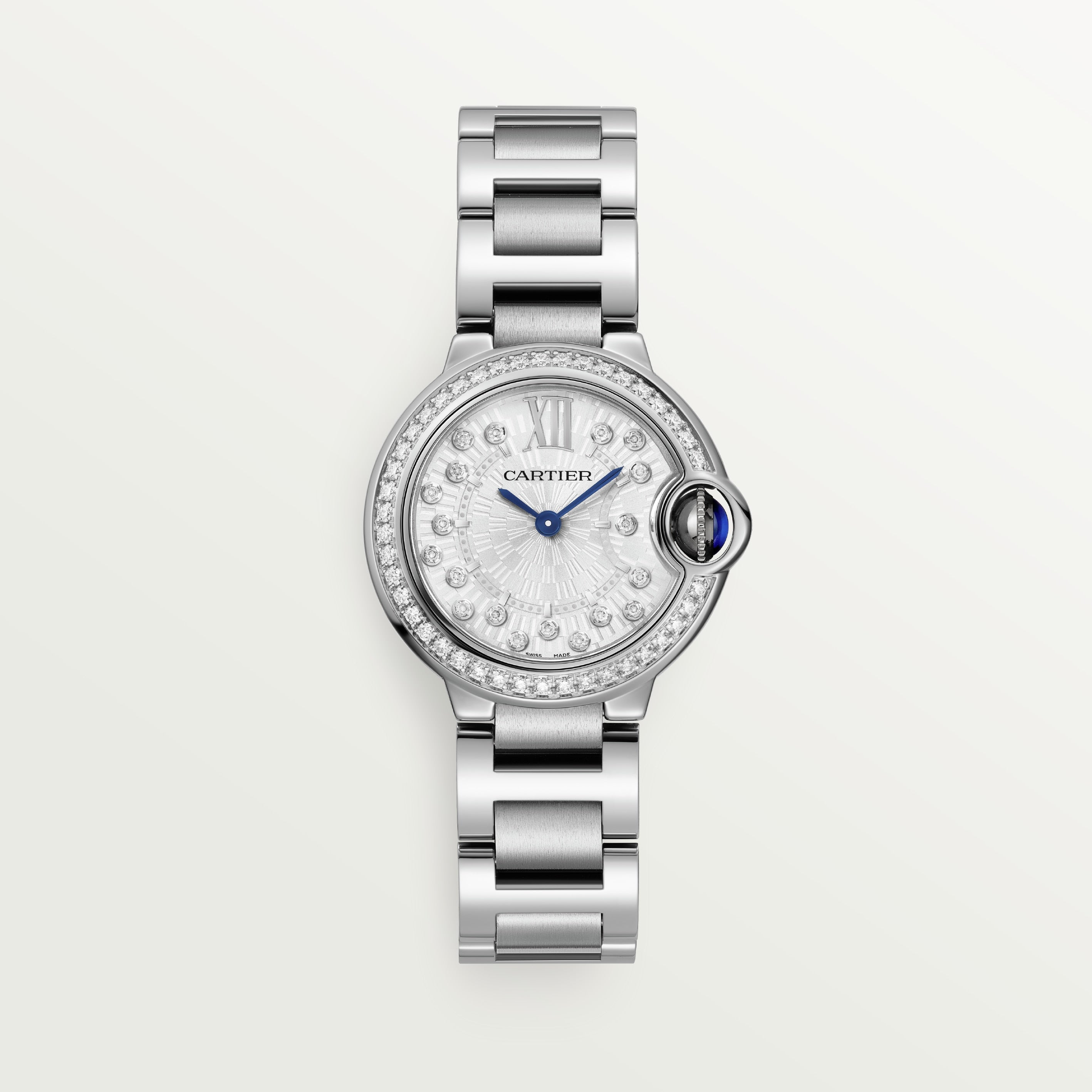 Watch in steel Ballon de Cartier Cartier