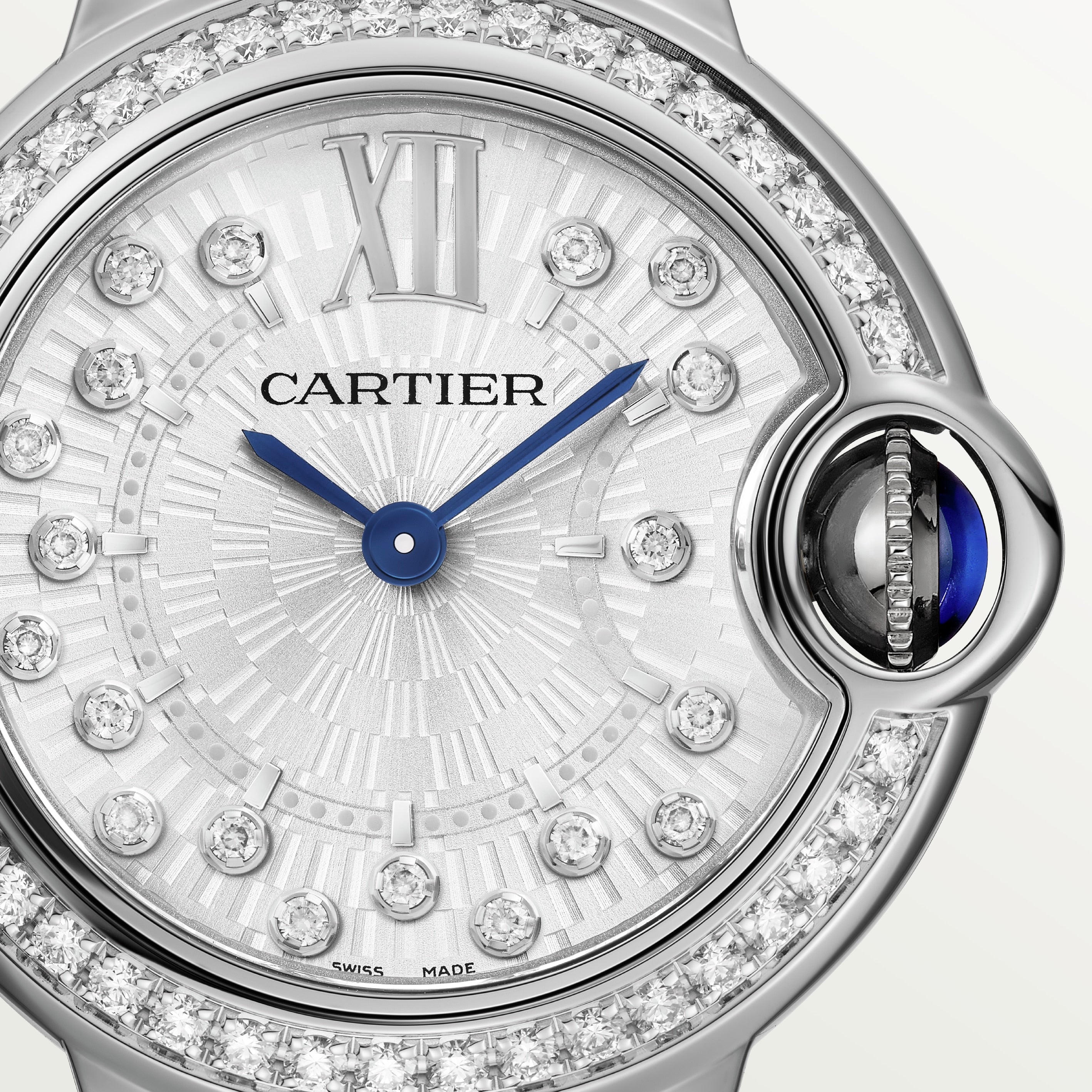 Watch in steel Ballon de Cartier Cartier