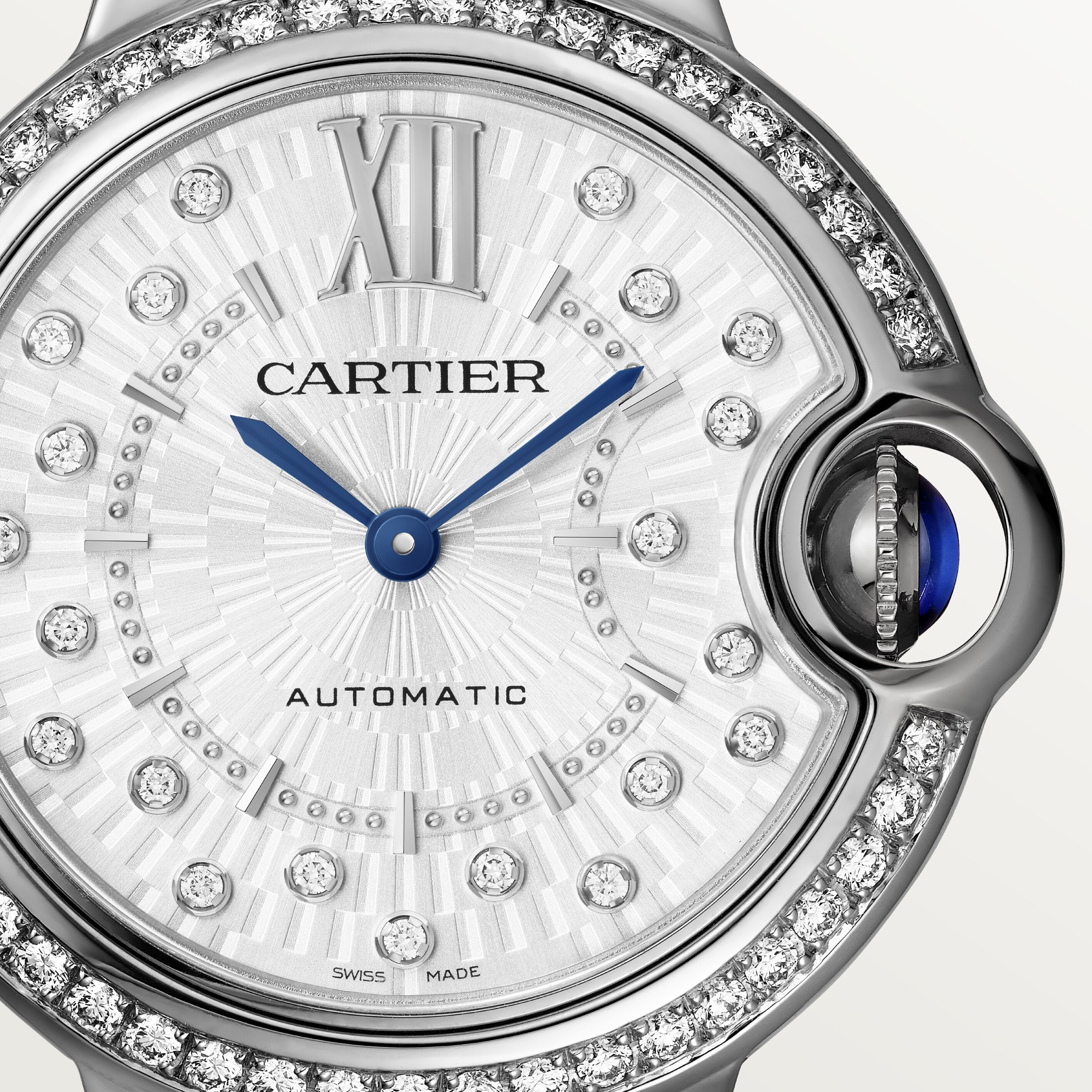 Watch in steel Ballon de Cartier Cartier