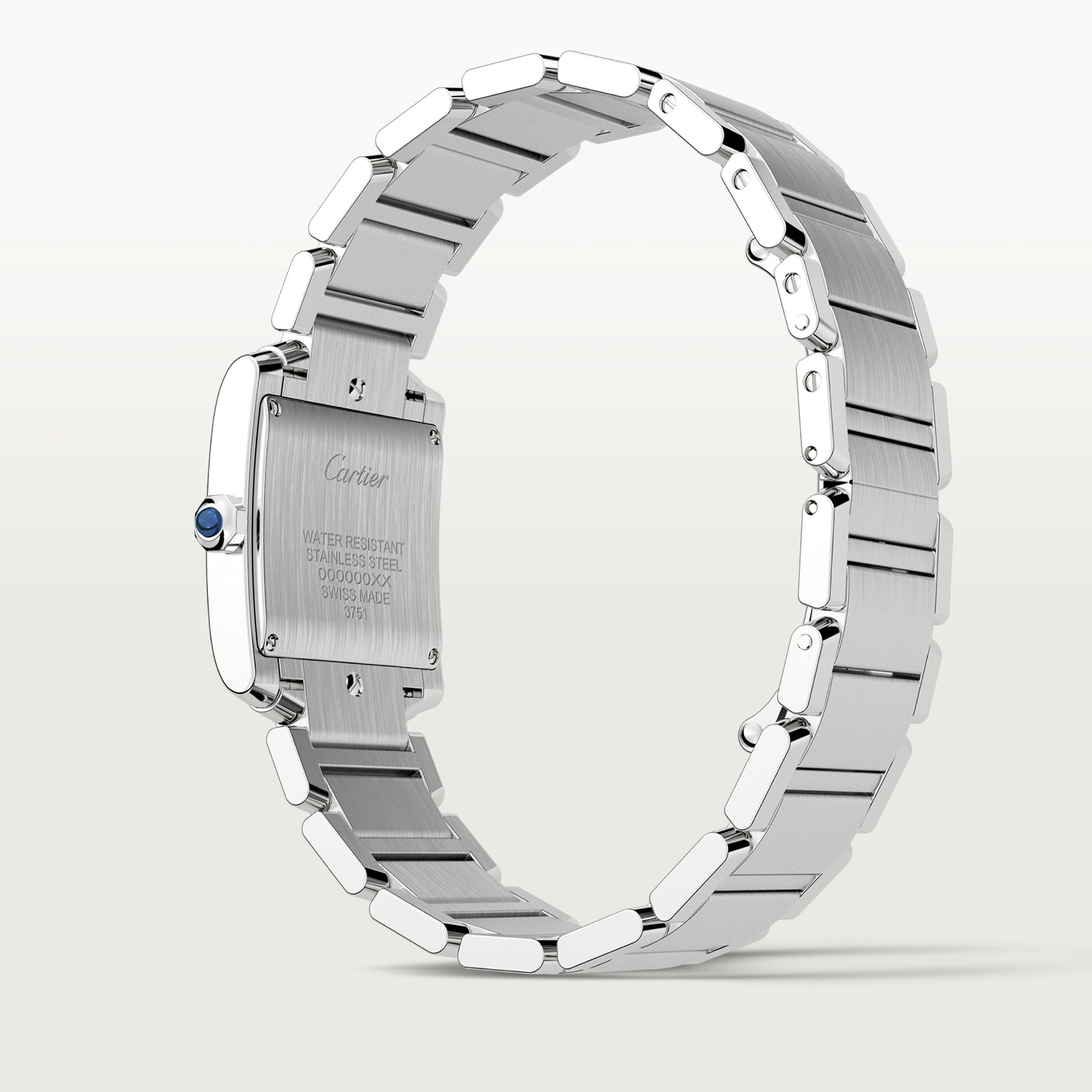 Orologio in acciaio Tank Française Cartier