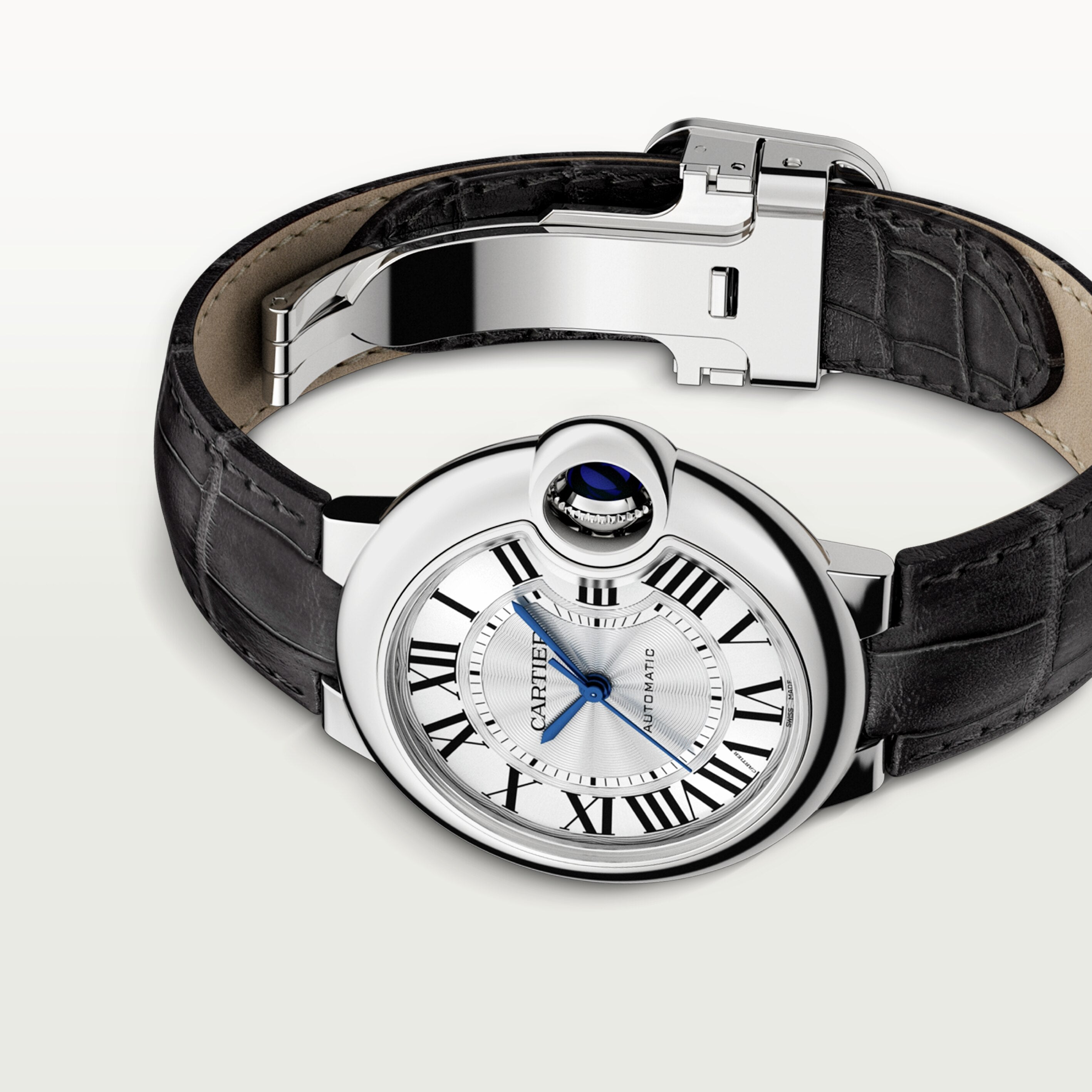 Watch in steel Ballon de Cartier Cartier