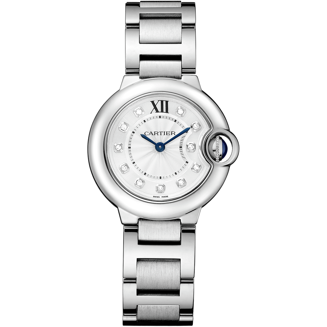 Watch in steel Ballon de Cartier Cartier