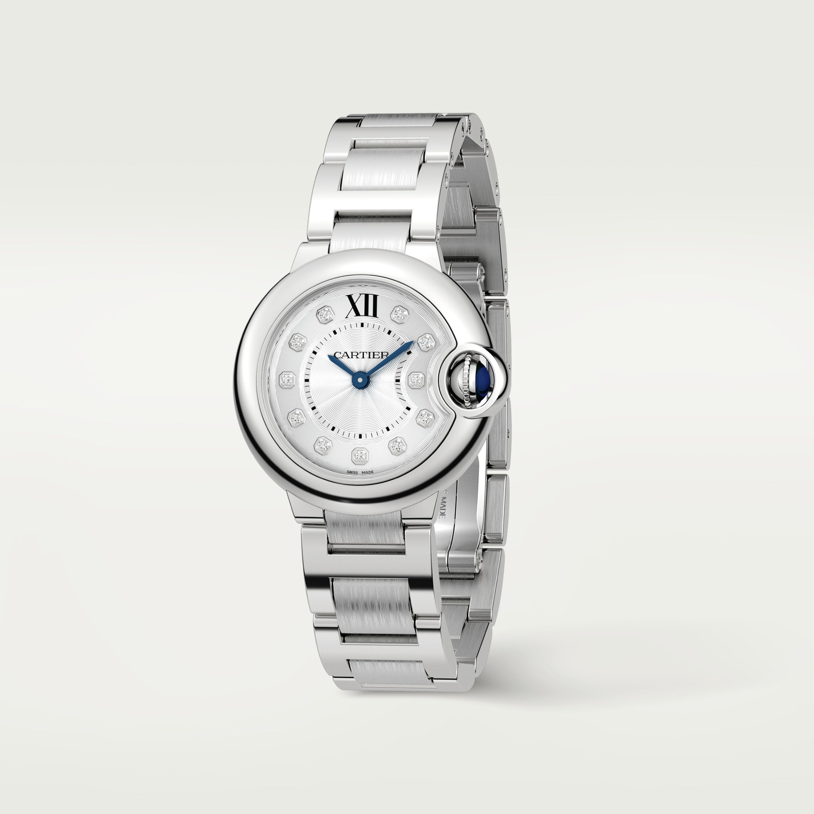 Watch in steel Ballon de Cartier Cartier