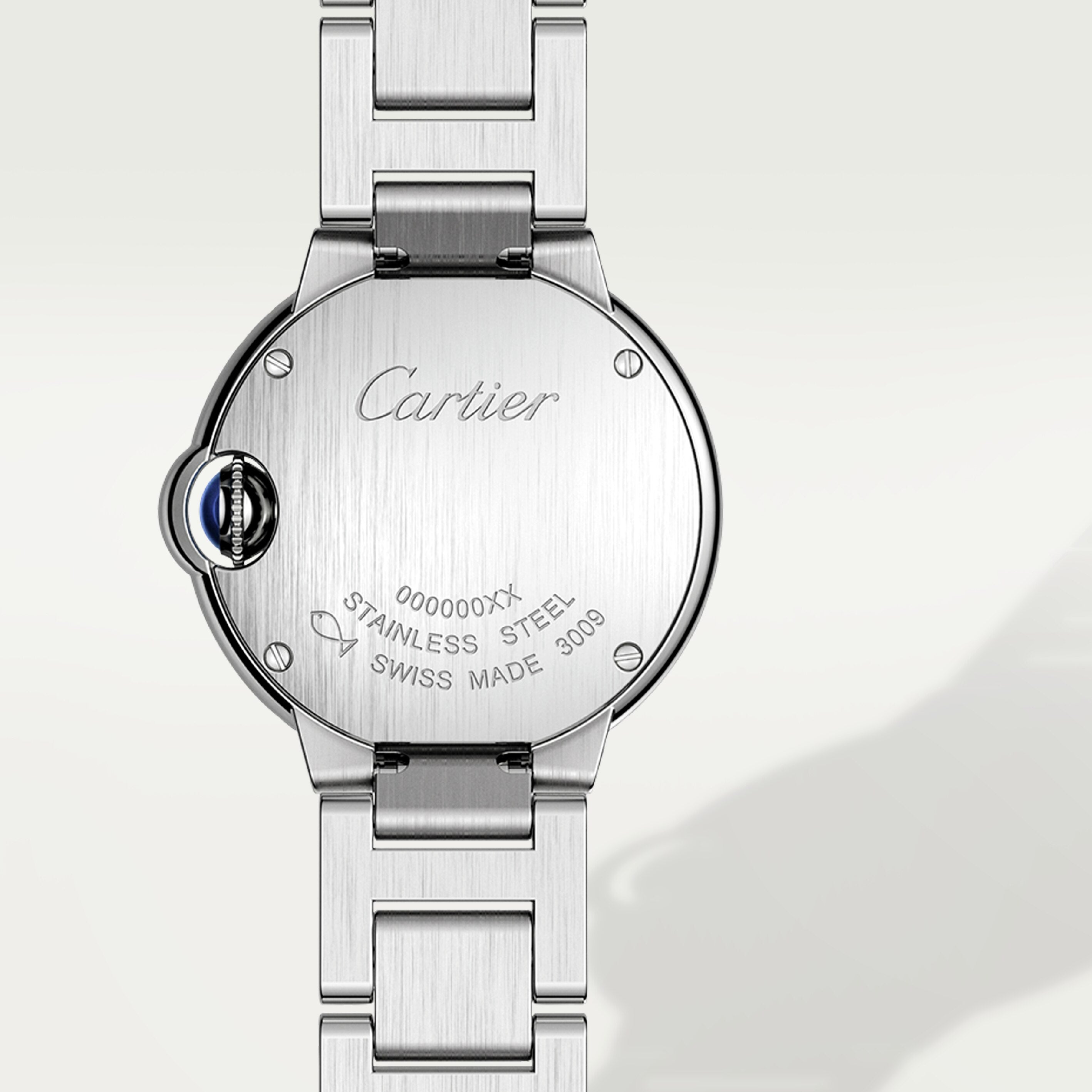 Watch in steel Ballon de Cartier Cartier