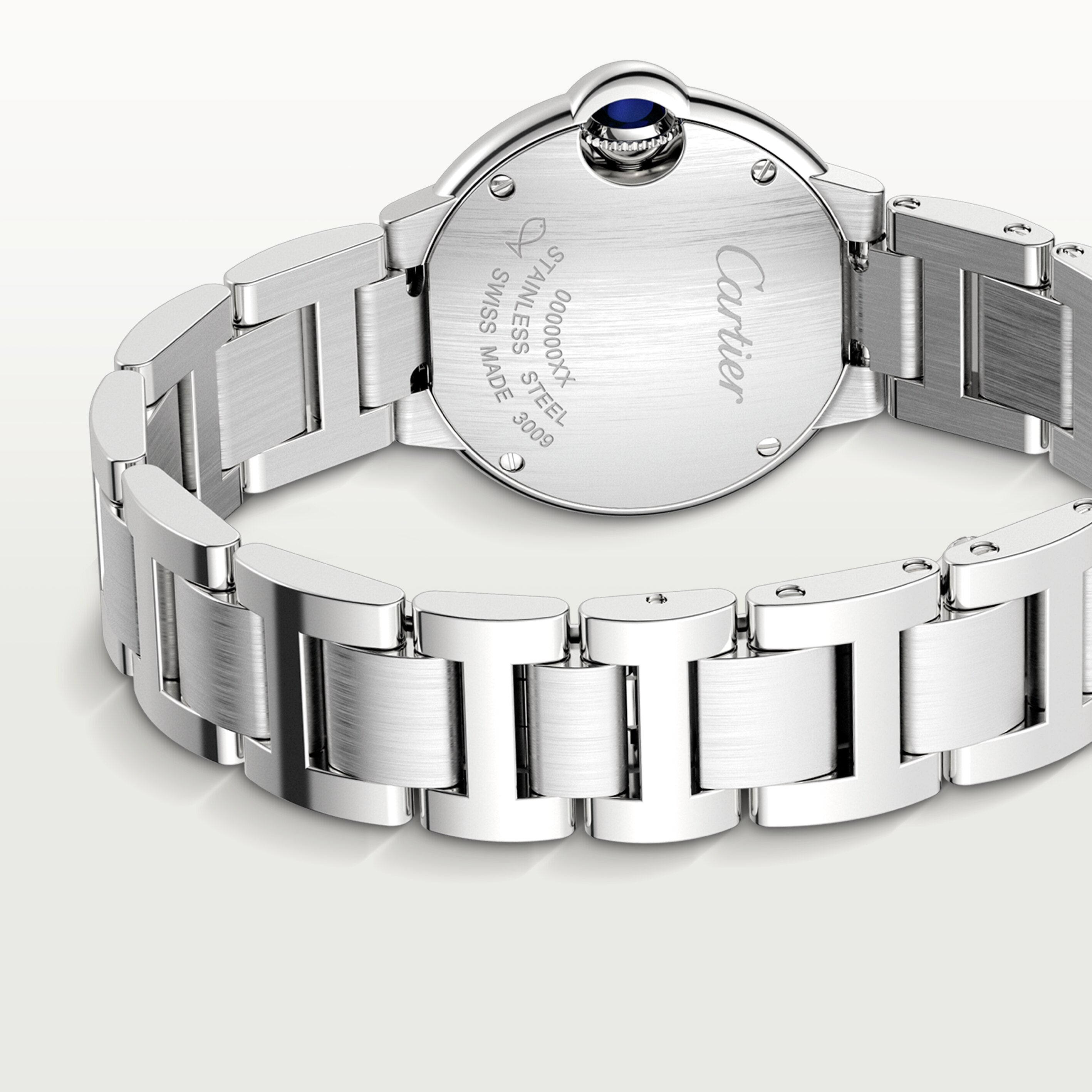 Watch in steel Ballon de Cartier Cartier