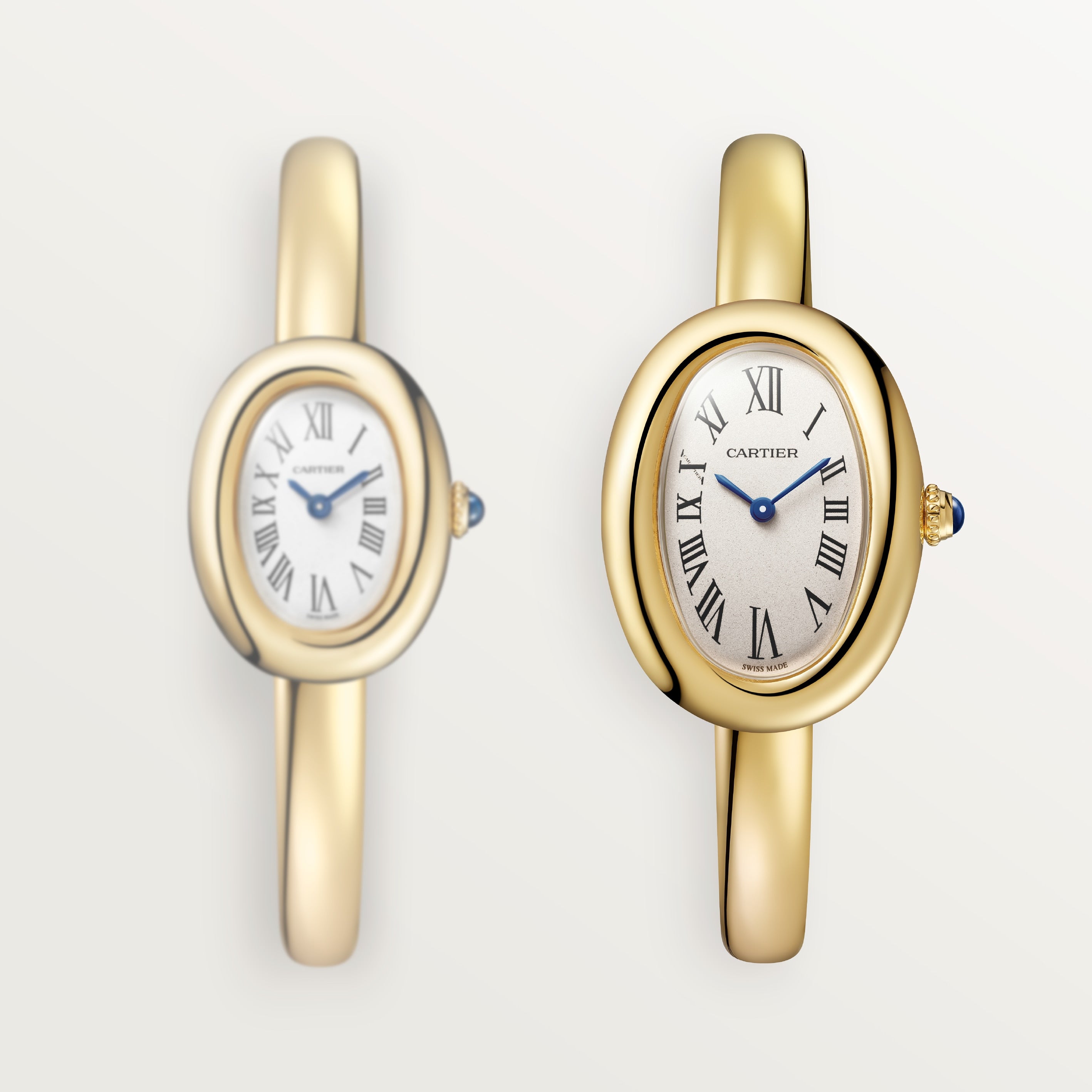 Watch in yellow gold Baignoire de Cartier (size 15) Cartier