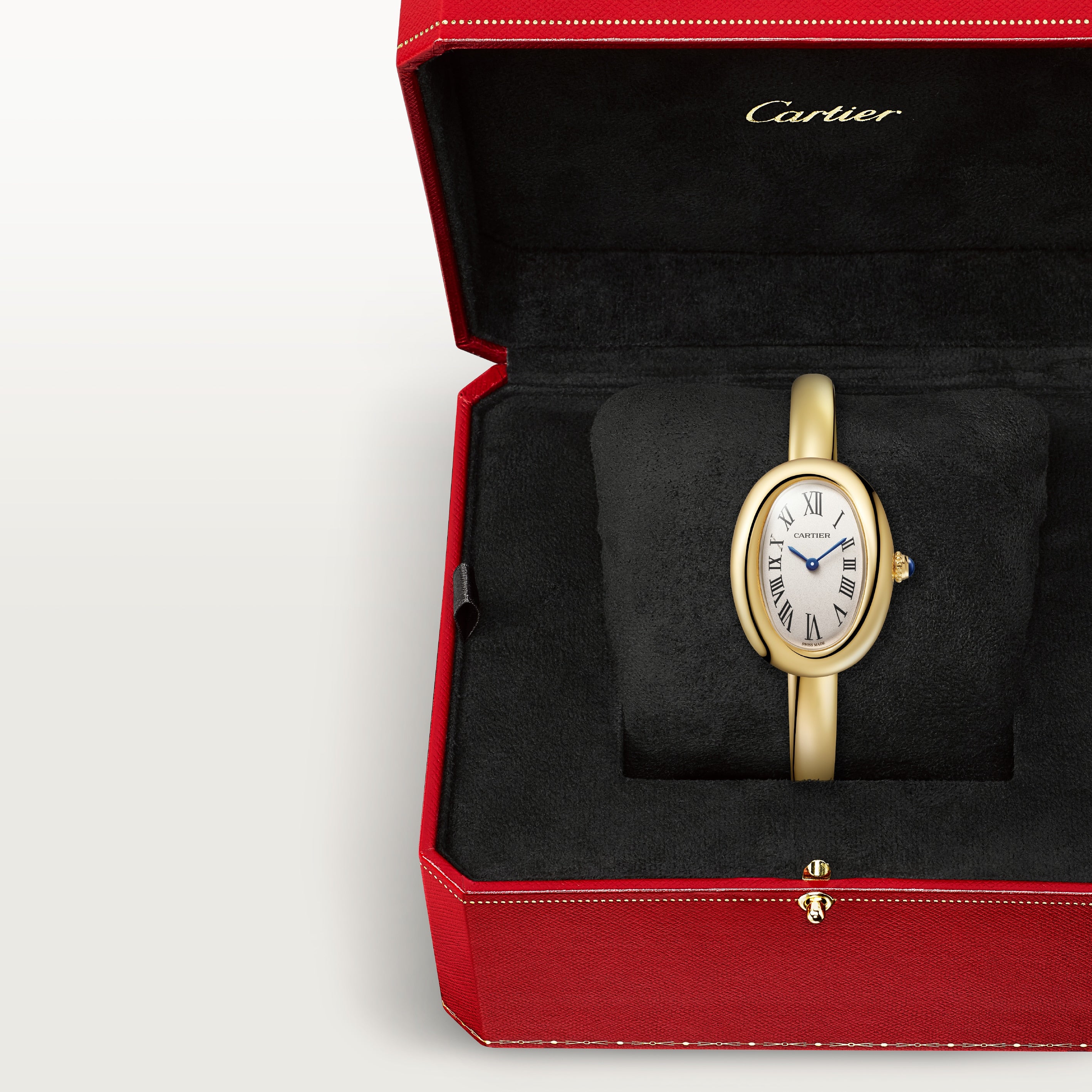 Watch in yellow gold Baignoire de Cartier (size 15) Cartier