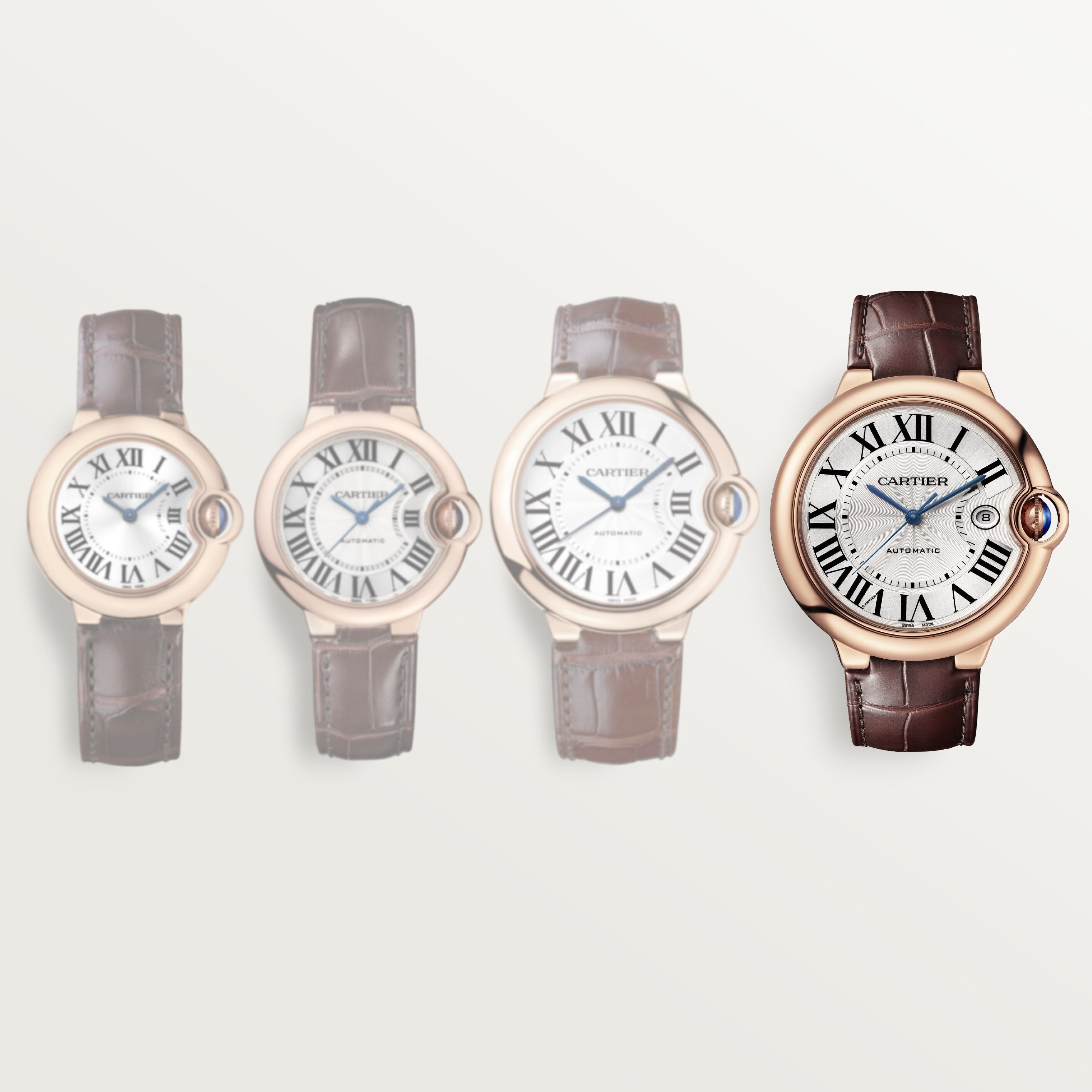 Watch in rose gold Ballon de Cartier Cartier