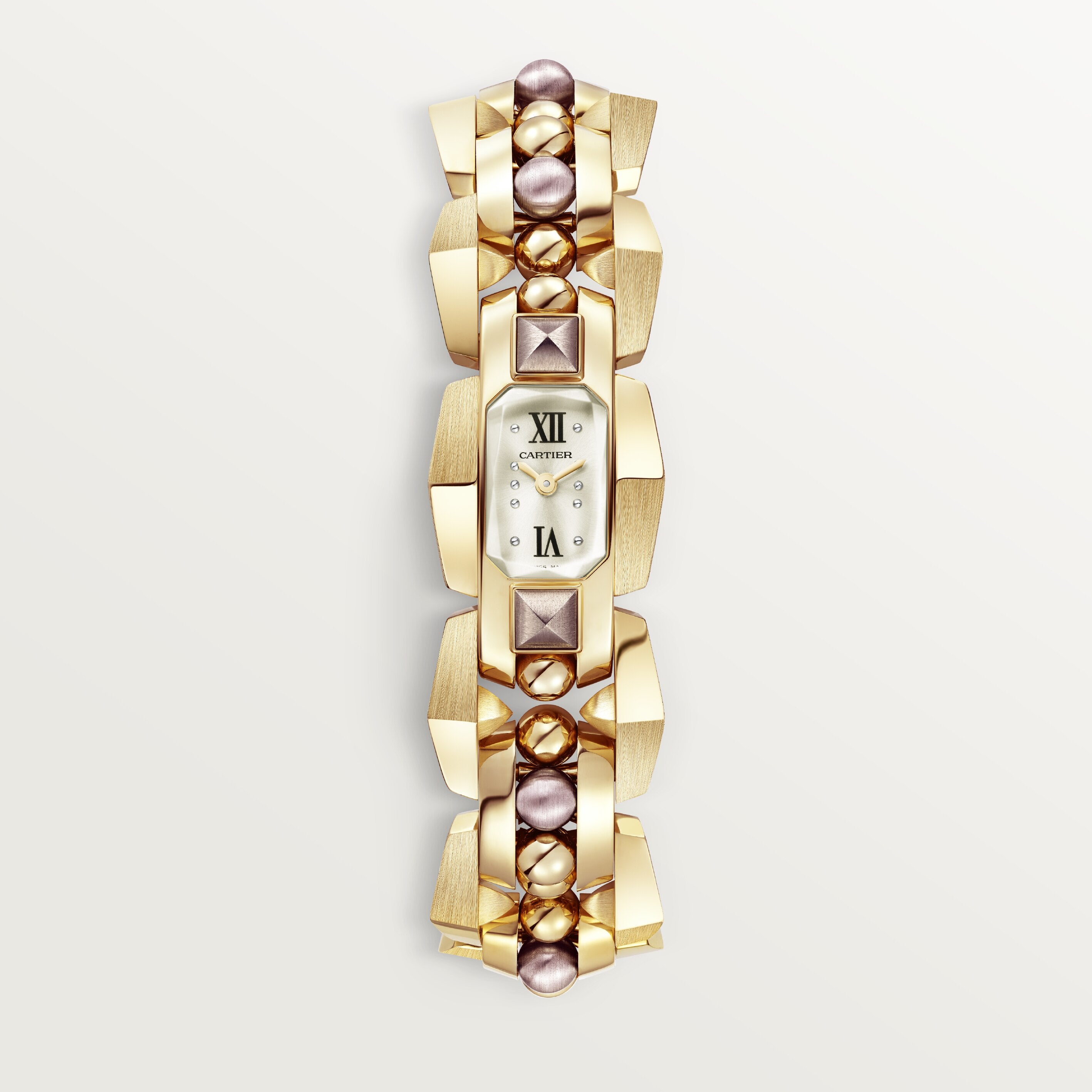 Watch in yellow gold and violet gold Clash (Un)Limited Cartier