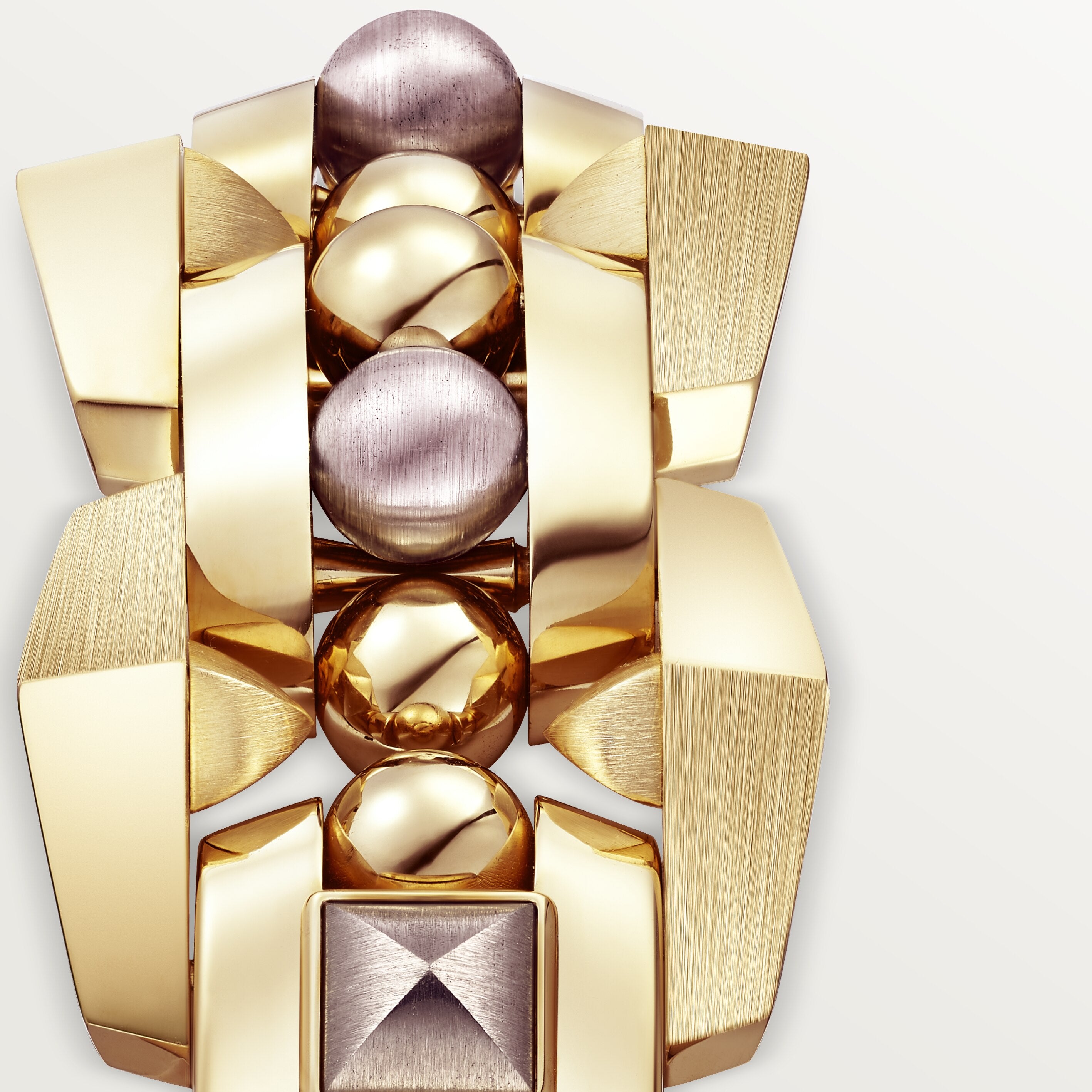 Watch in yellow gold and violet gold Clash (Un)Limited Cartier