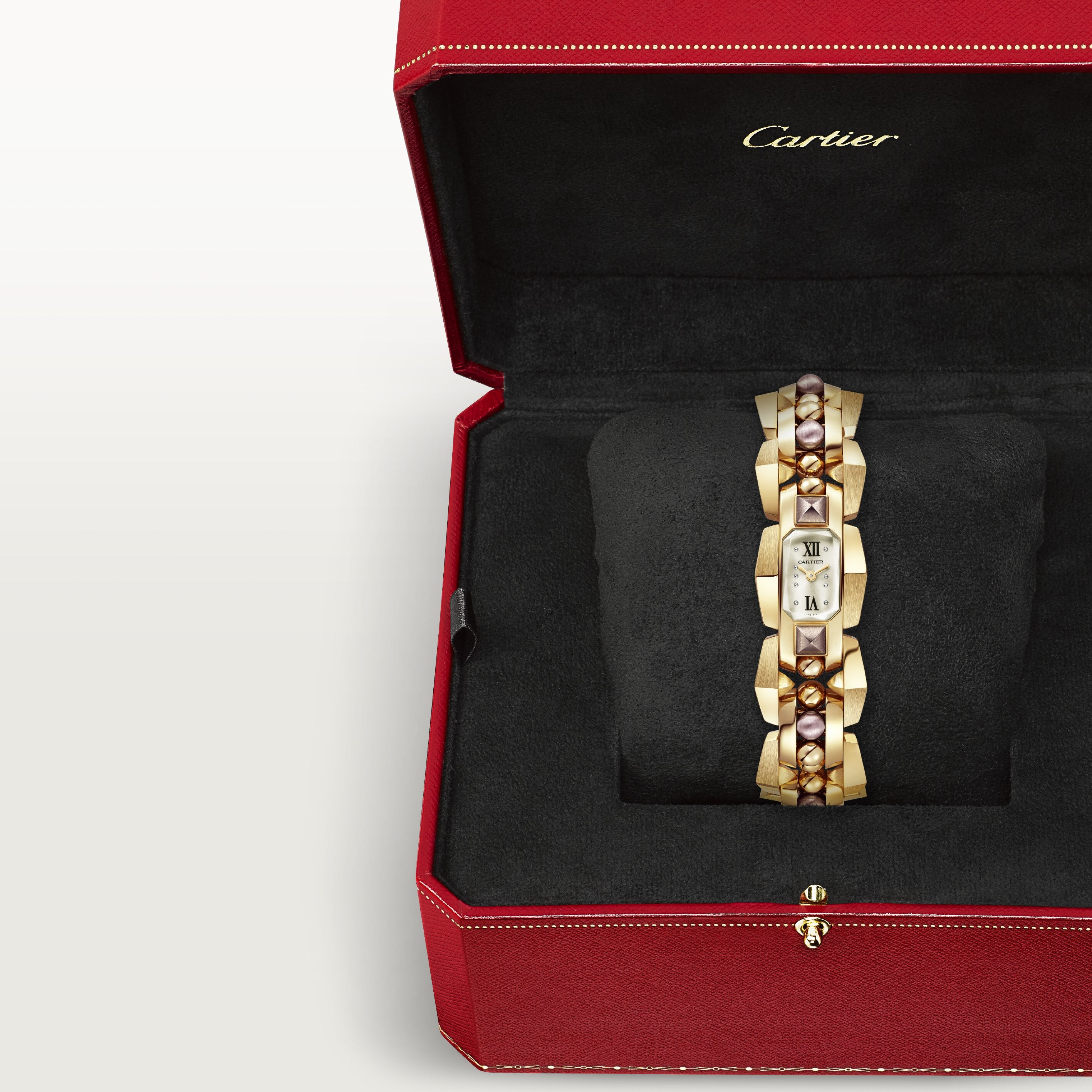Watch in yellow gold and violet gold Clash (Un)Limited Cartier