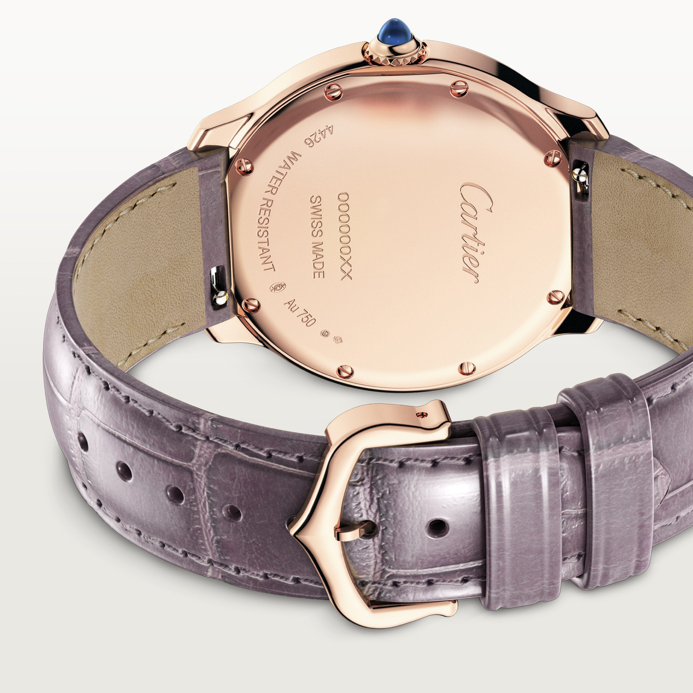 Cartier Orologio da Polso Ronde De Cartier in Oro Rosa color Beige Pisa 1940