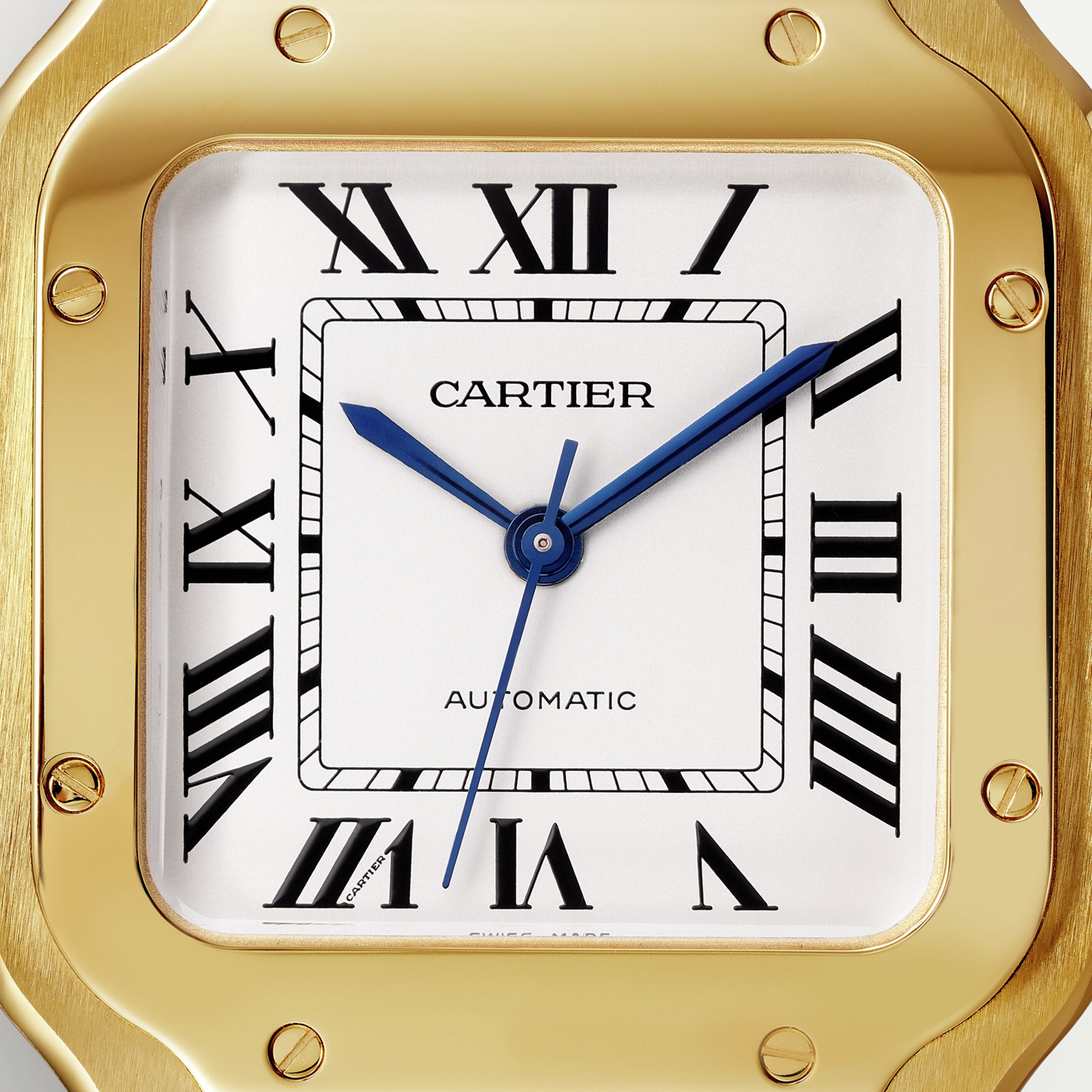 Orologio in oro giallo Santos de Cartier Cartier