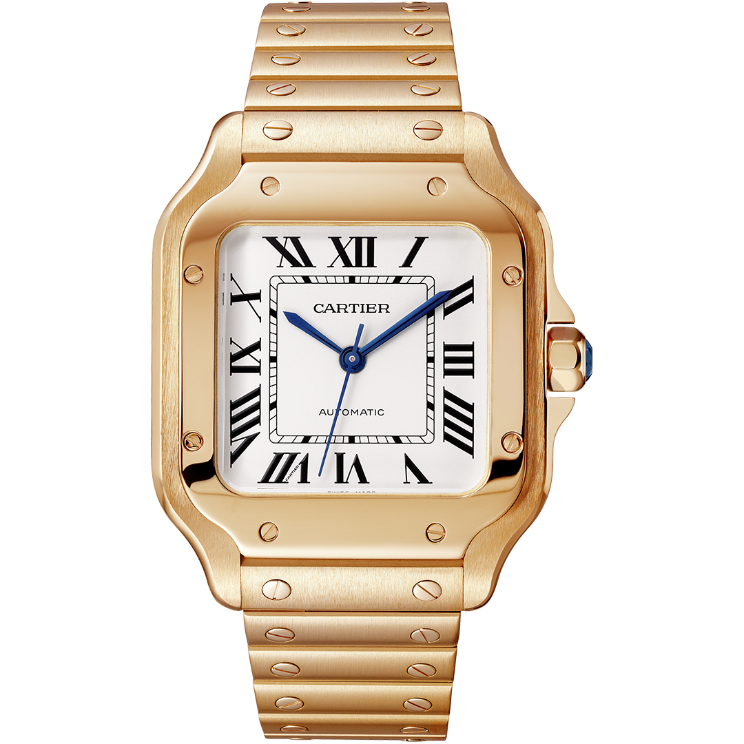 Orologio in oro rosa Santos de Cartier Cartier