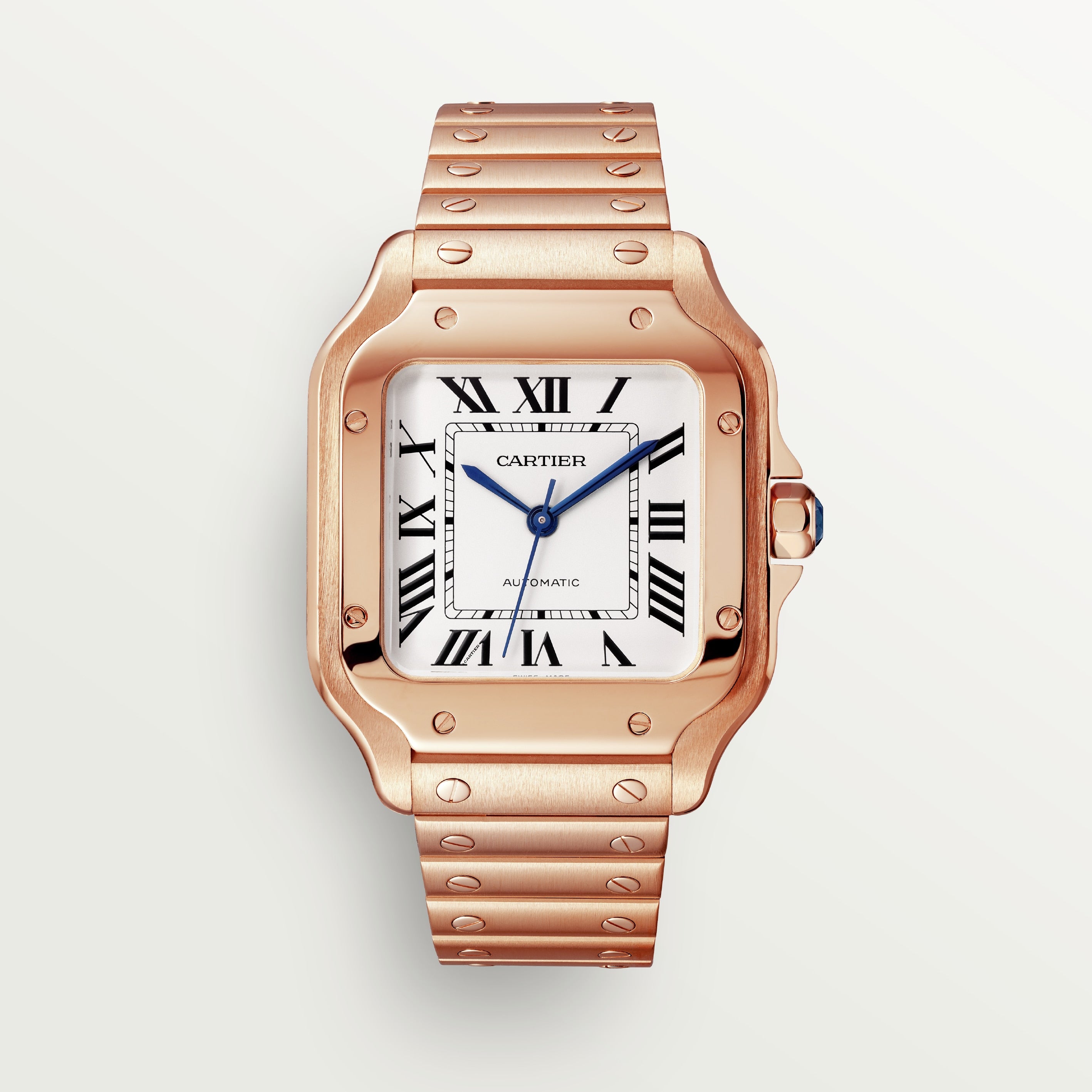 Watch in rose gold Santos de Cartier Cartier