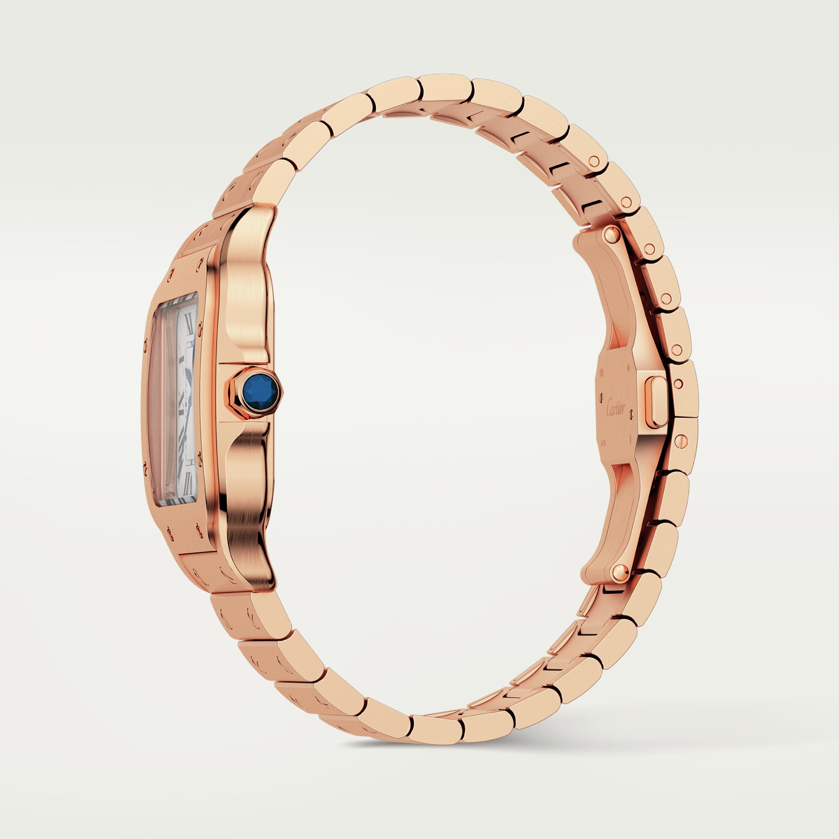 Watch in rose gold Santos de Cartier Cartier