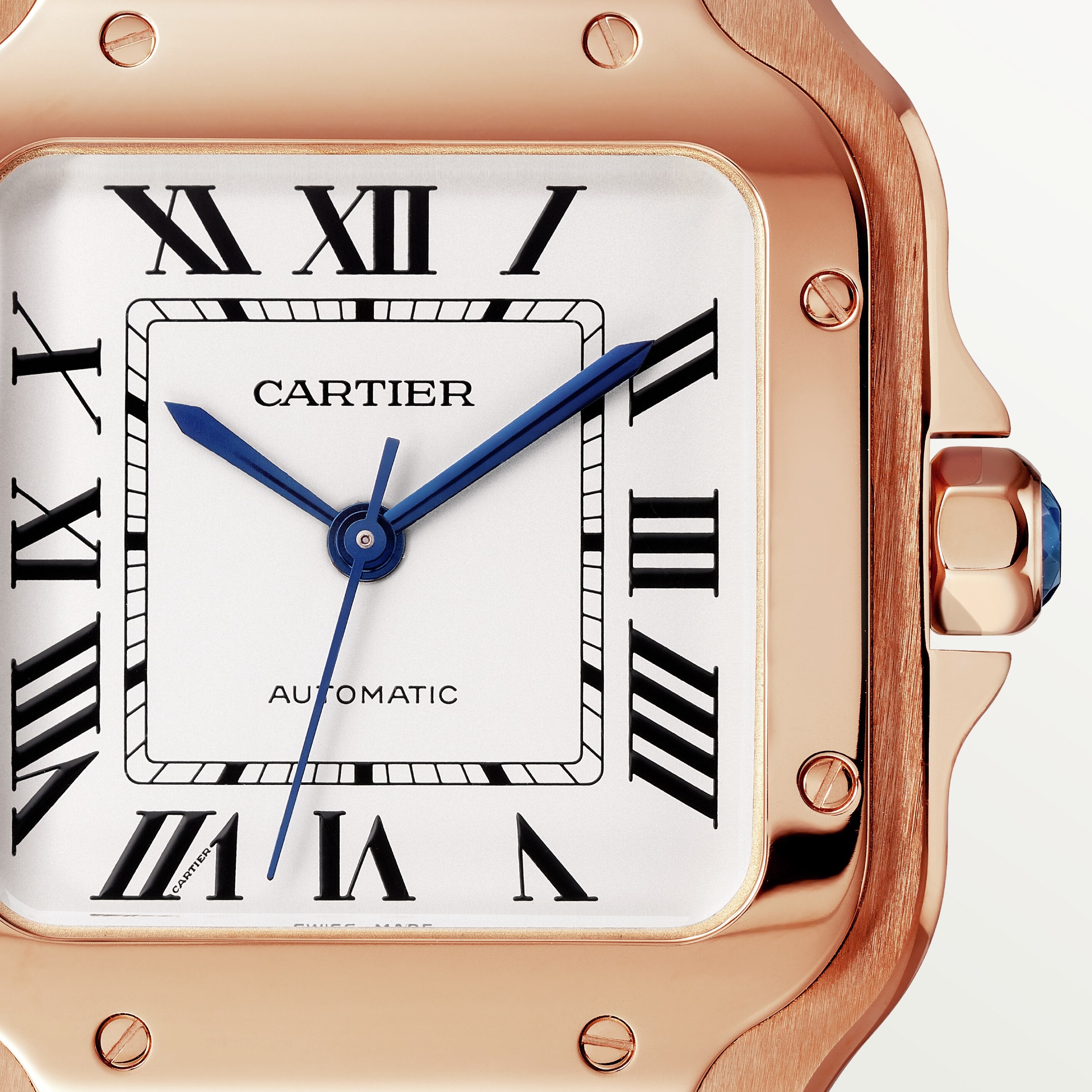 Orologio in oro rosa Santos de Cartier Cartier