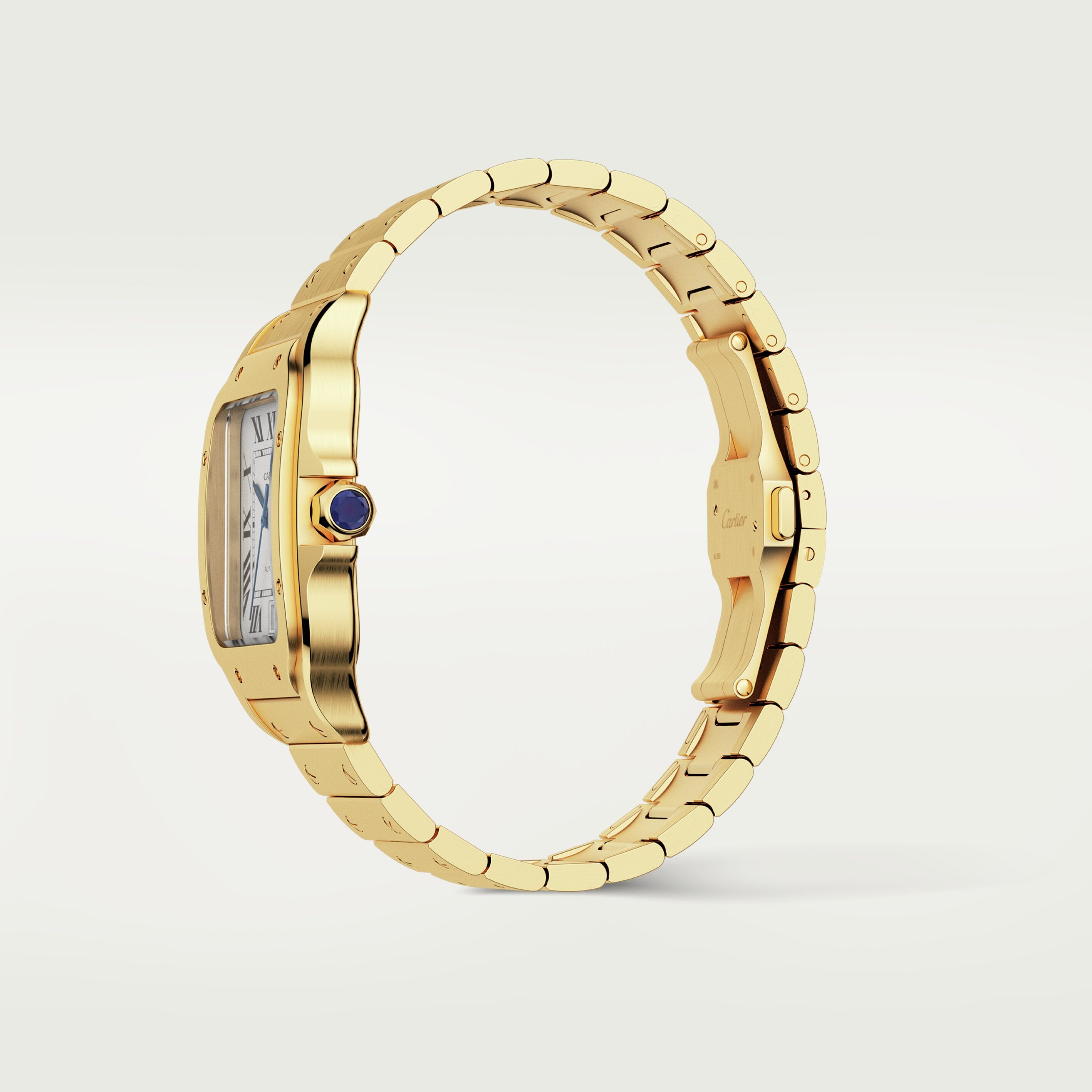 Orologio in oro giallo Santos de Cartier Cartier