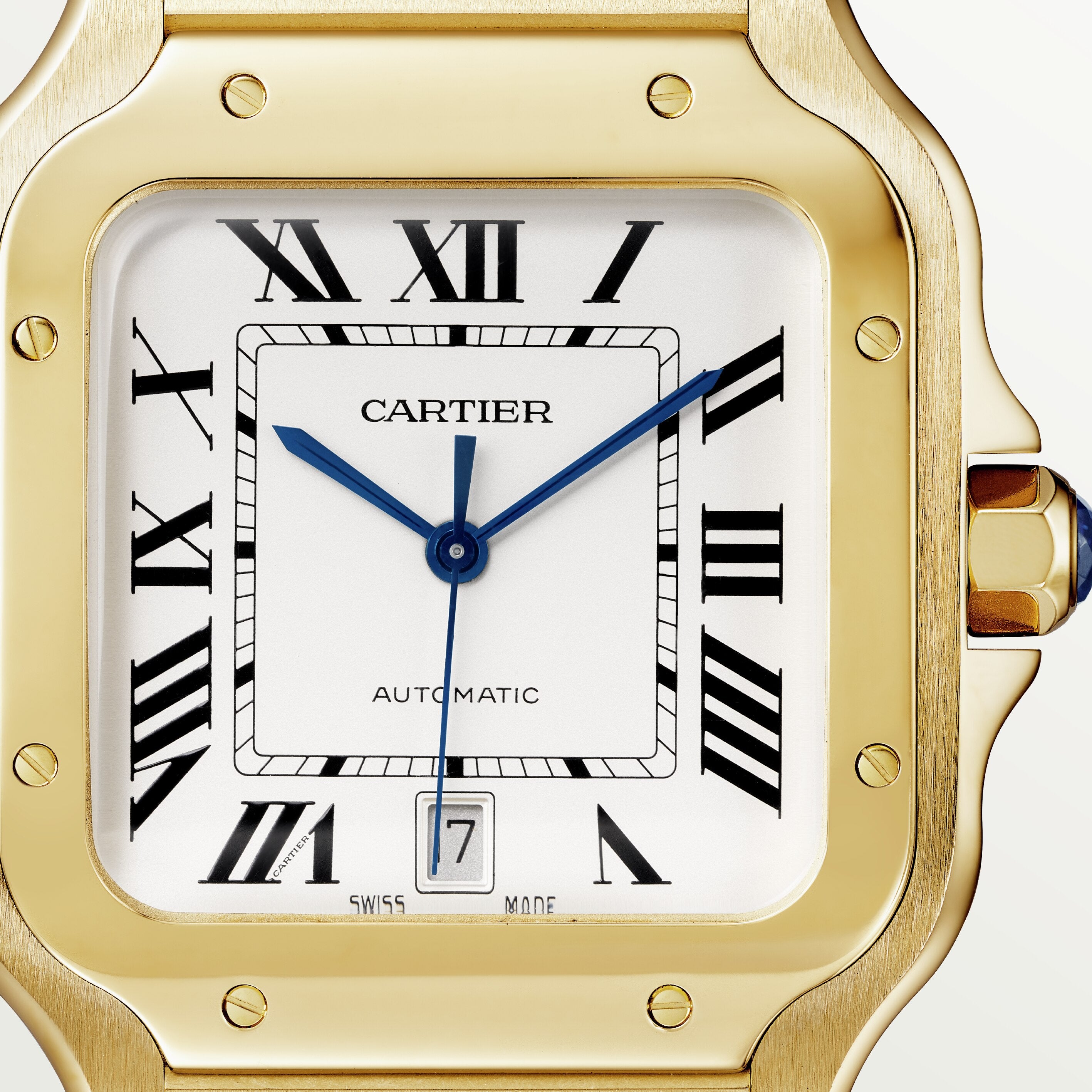 Orologio in oro giallo Santos de Cartier Cartier