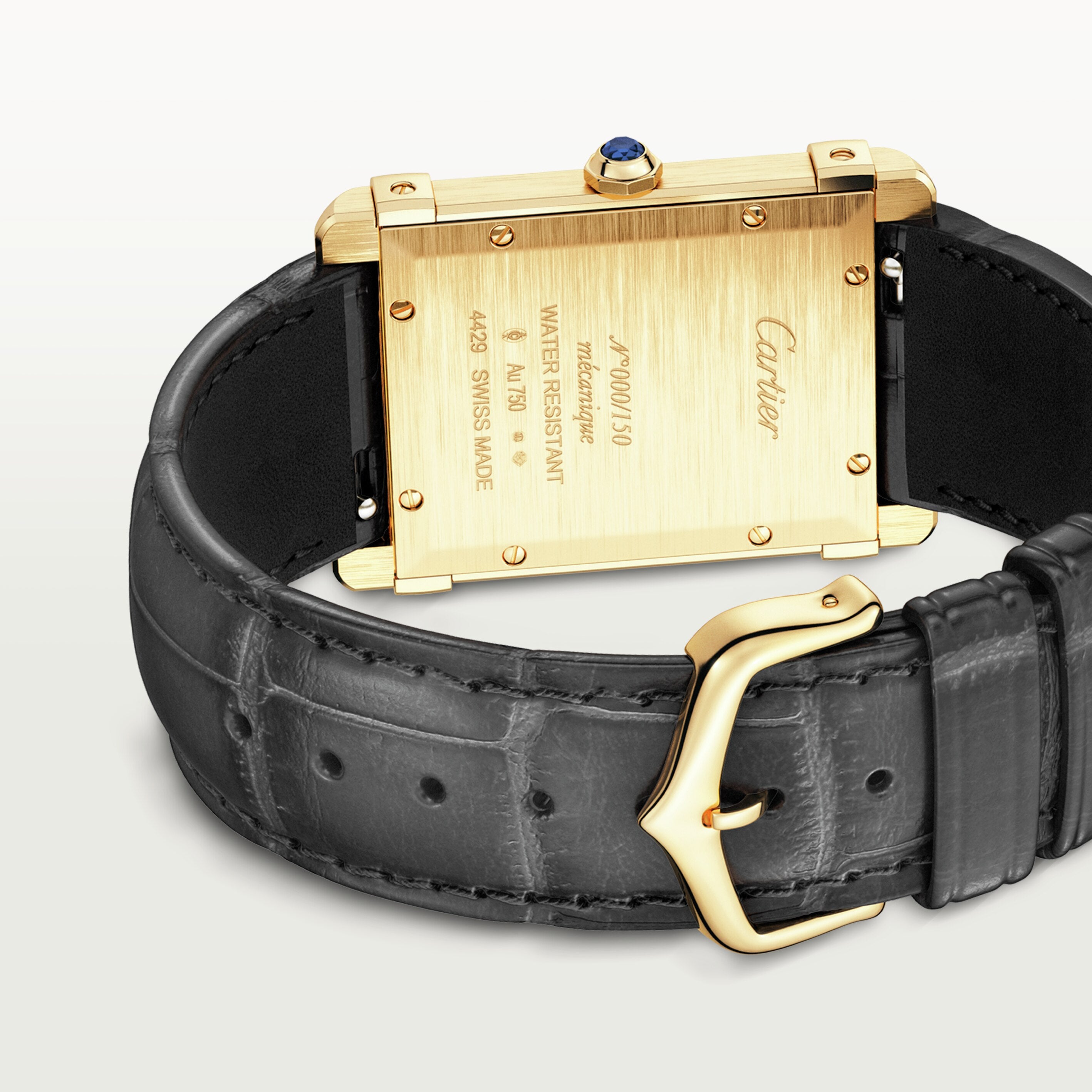 Watch in yellow gold Tank Chinoise Cartier