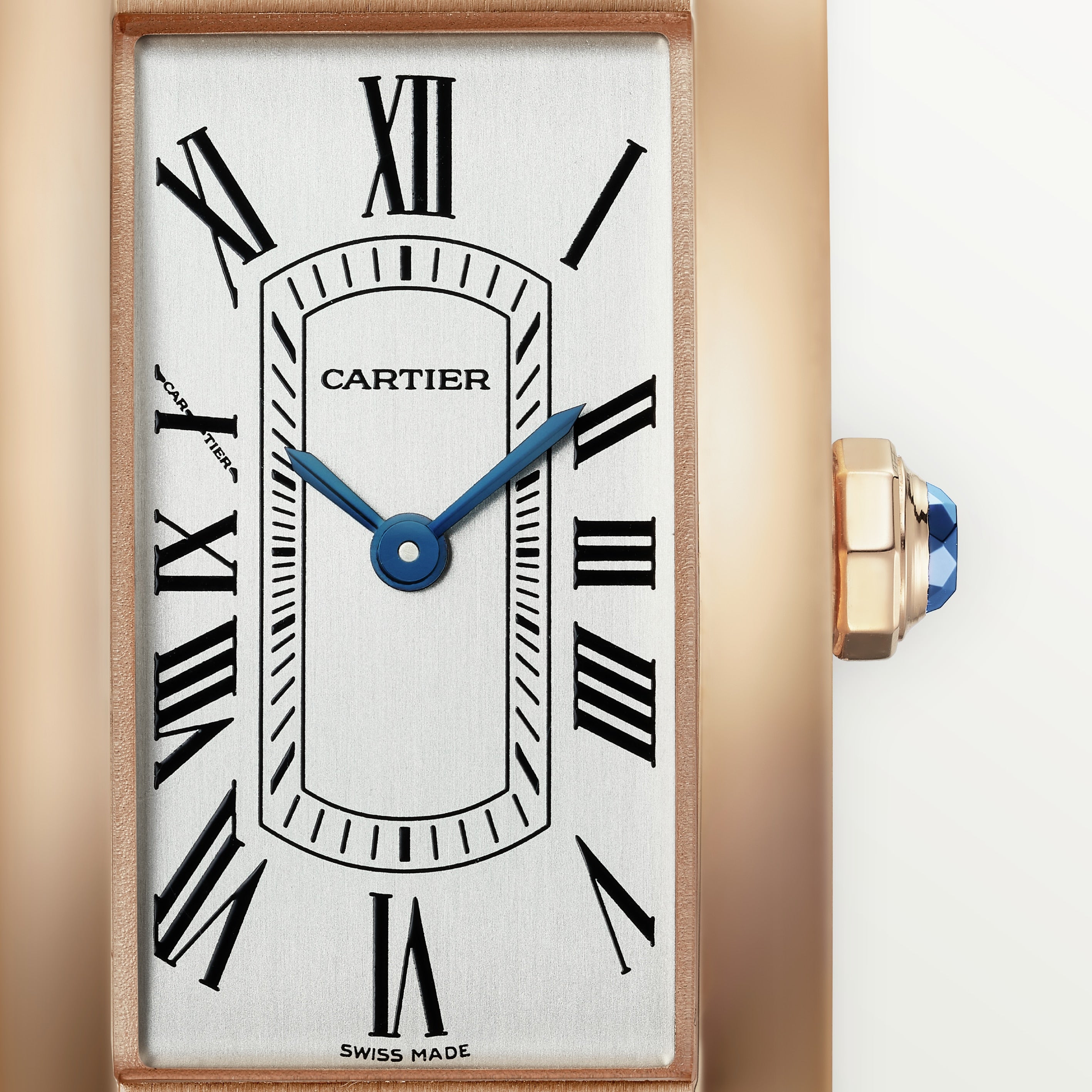 Orologio in oro rosa Tank Américaine Cartier