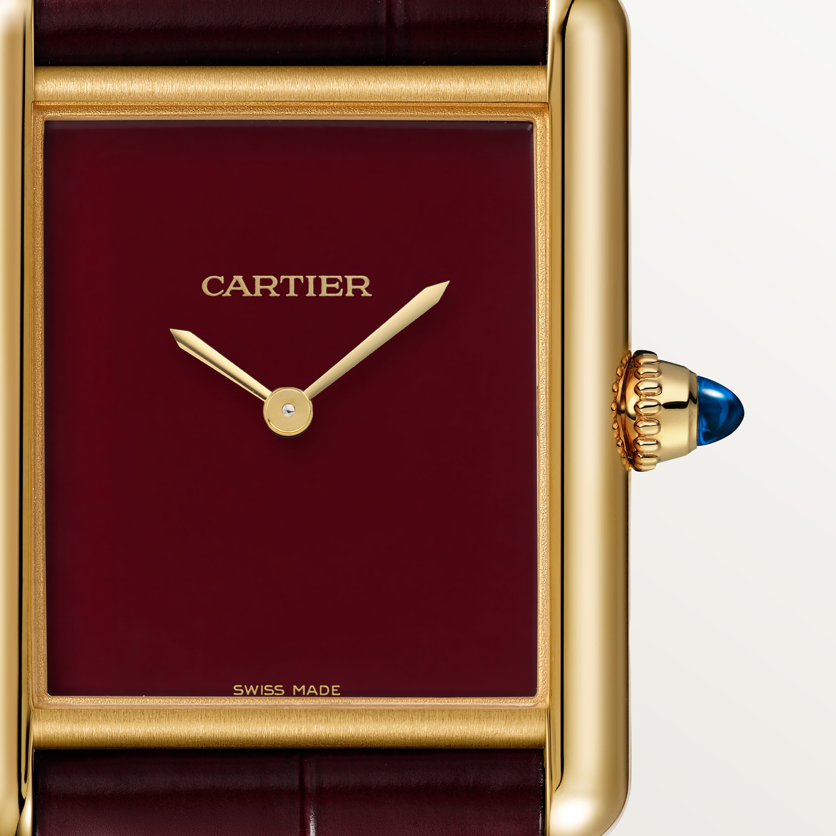Orologio in oro giallo Tank Louis Cartier