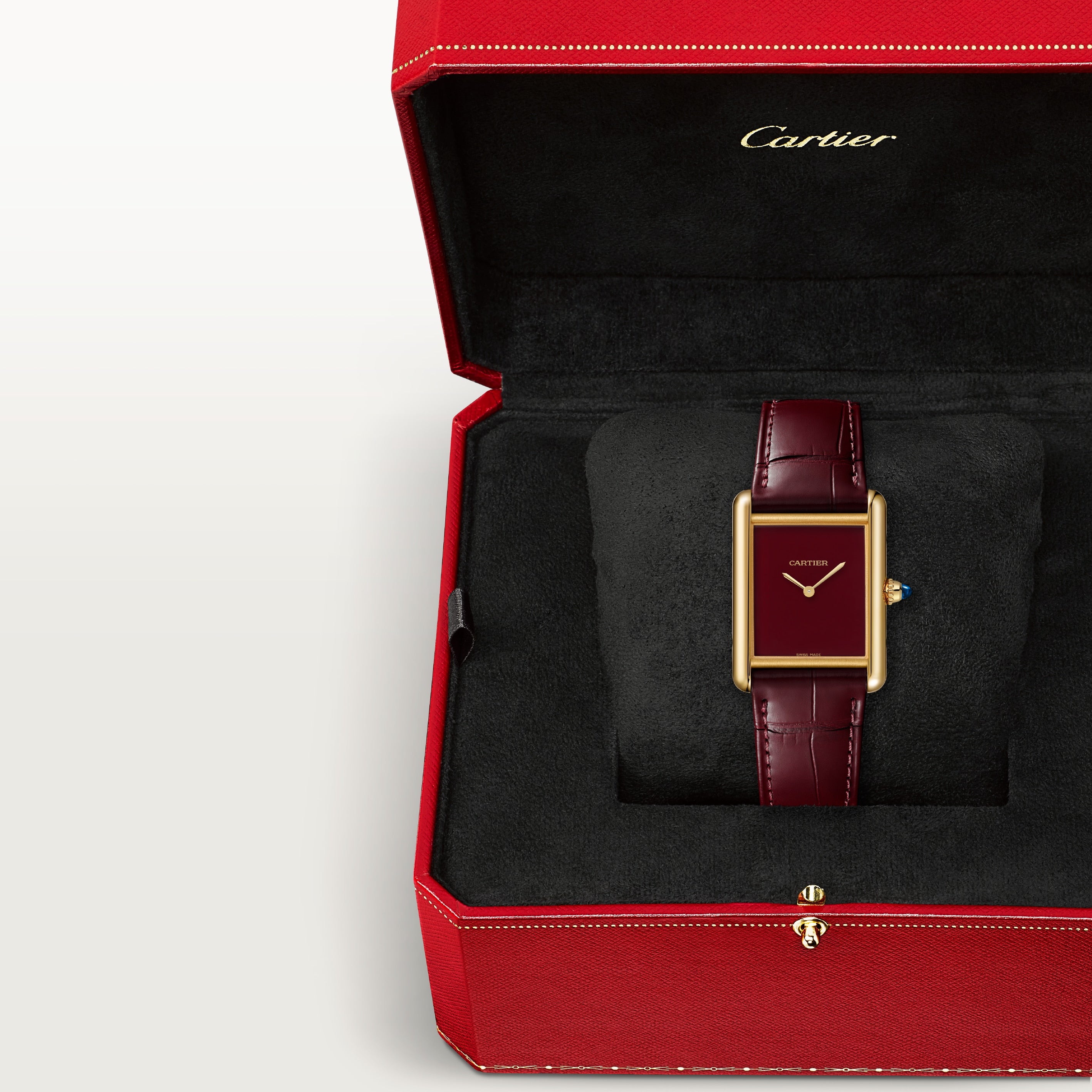 Orologio in oro giallo Tank Louis Cartier
