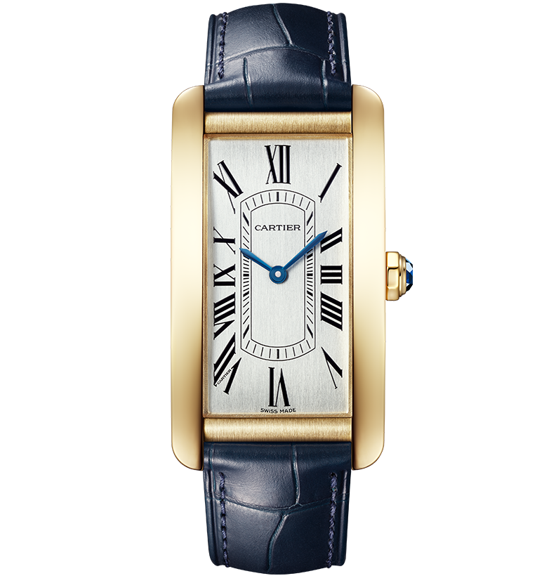 Watch in yellow gold Tank Américaine Cartier