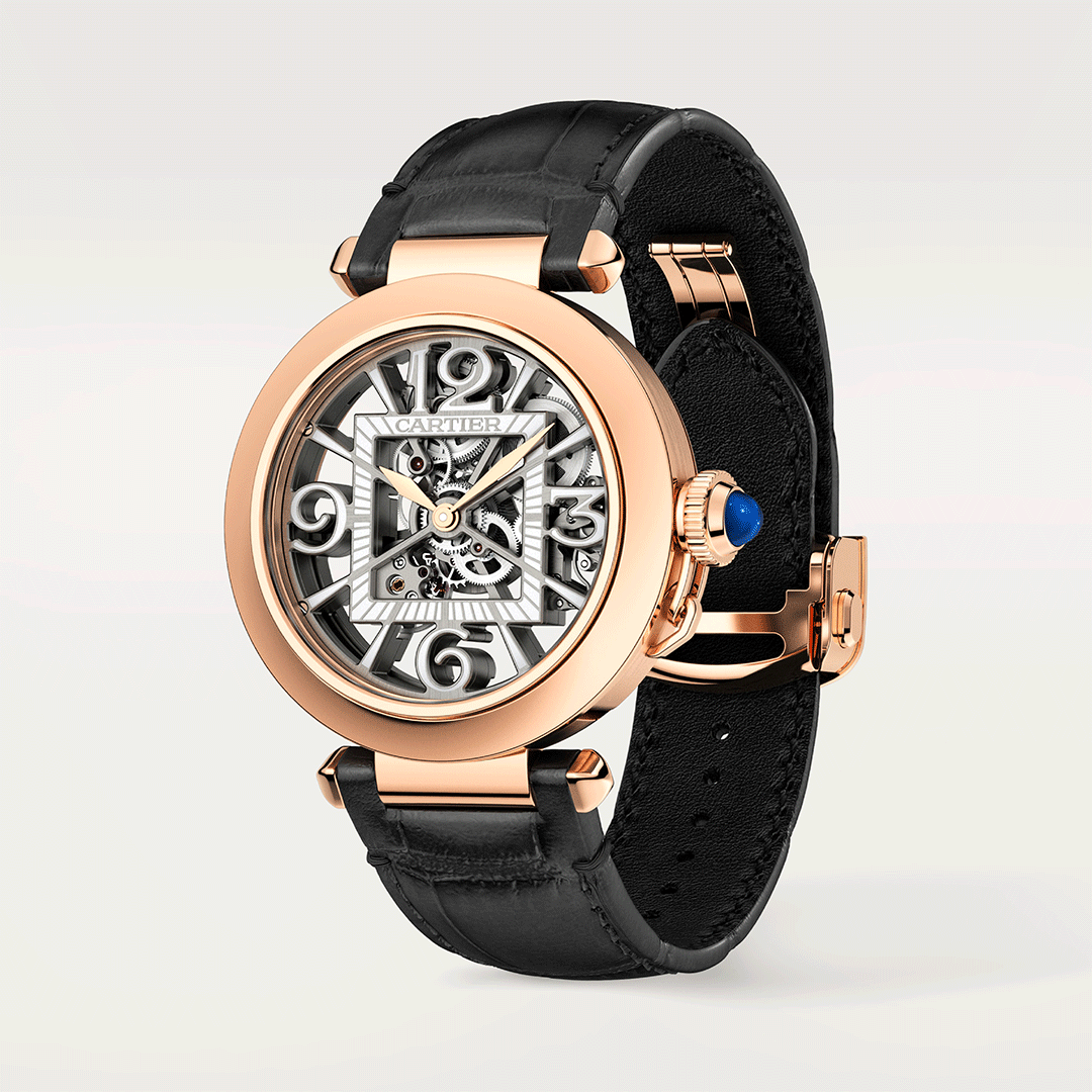 Watch in rose gold Pasha de Cartier Cartier