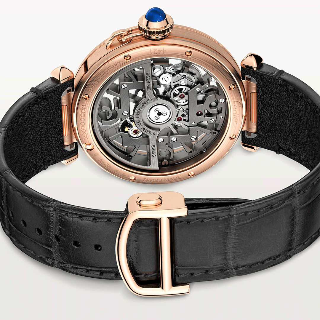 Watch in rose gold Pasha de Cartier Cartier