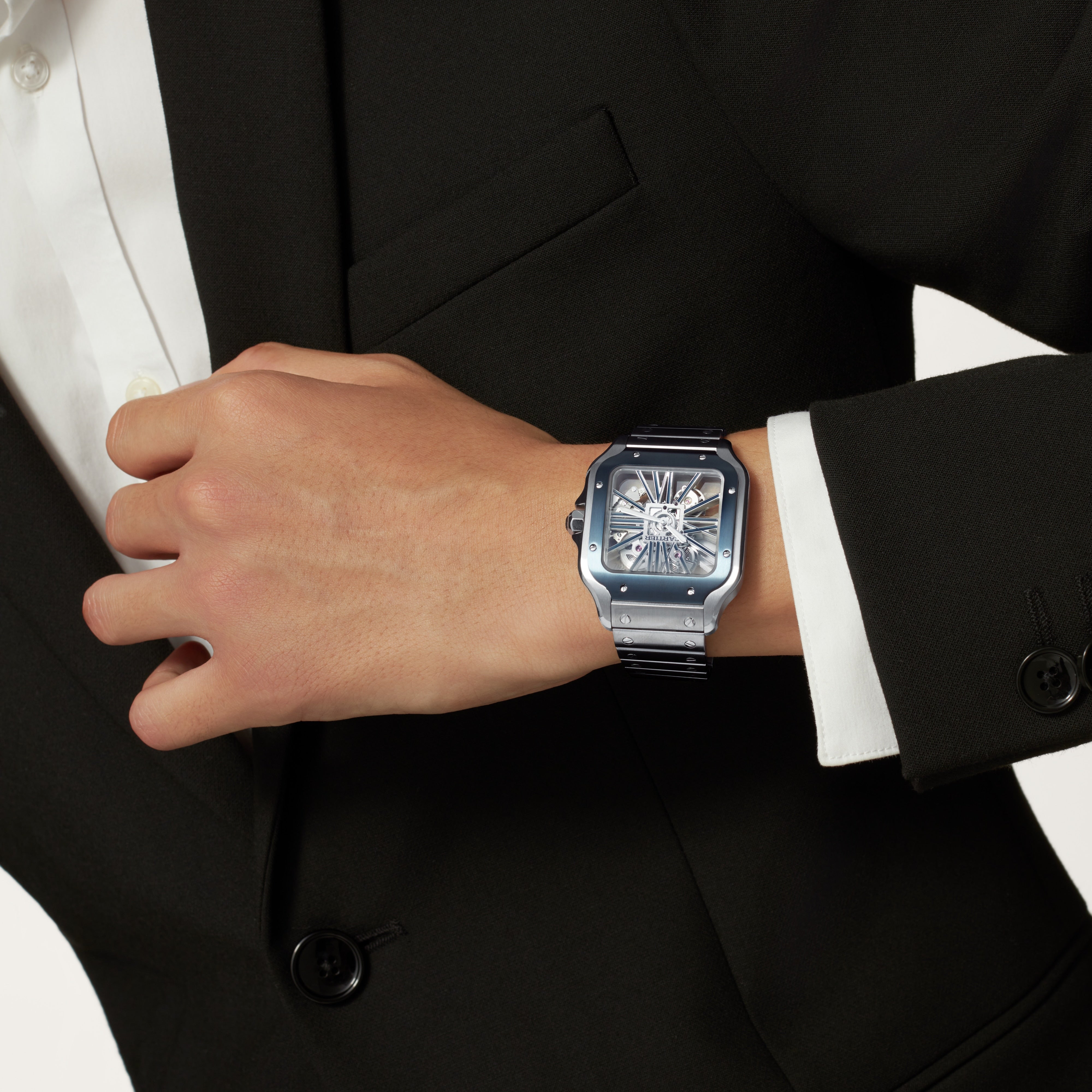 Orologio in acciaio Santos de Cartier Cartier