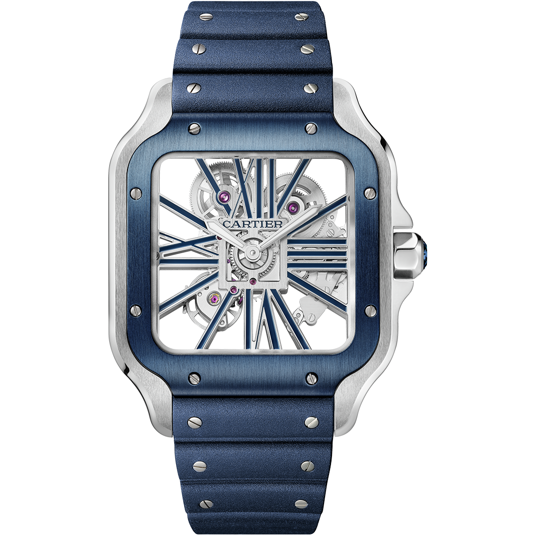 Watch in steel Santos de Cartier Cartier