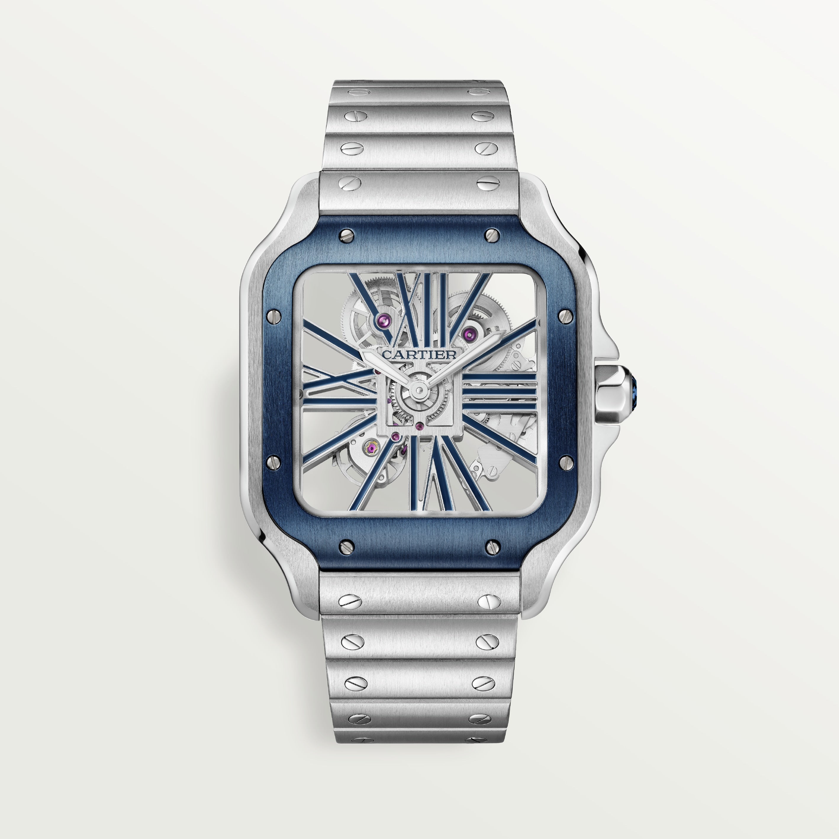 Watch in steel Santos de Cartier Cartier