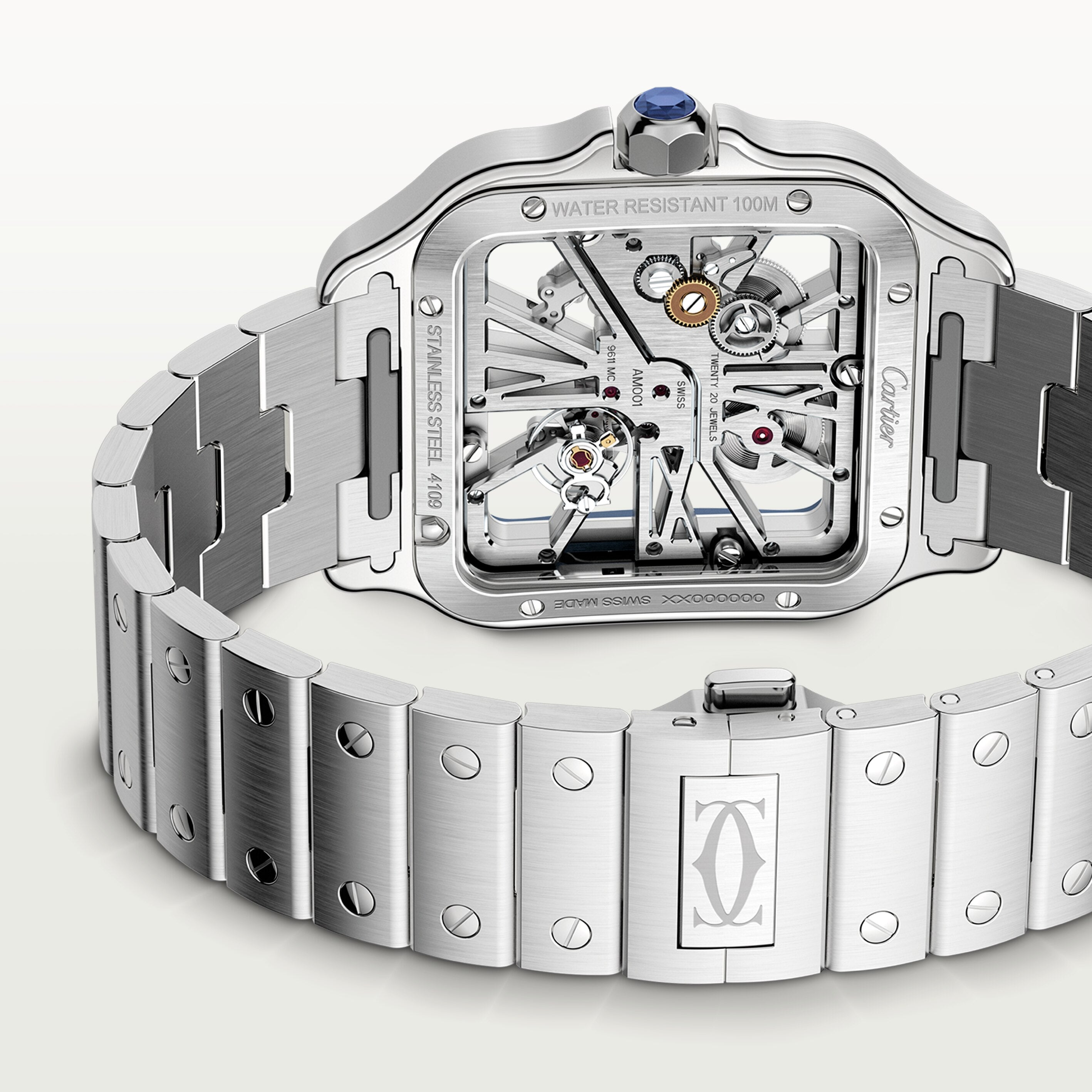 Orologio in acciaio Santos de Cartier Cartier