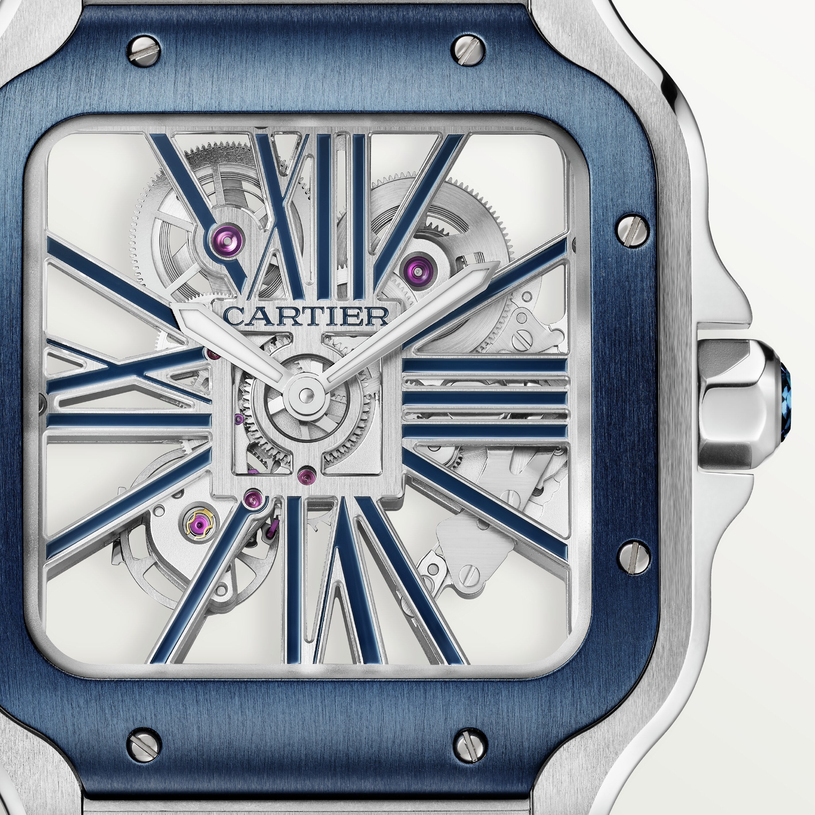 Orologio in acciaio Santos de Cartier Cartier