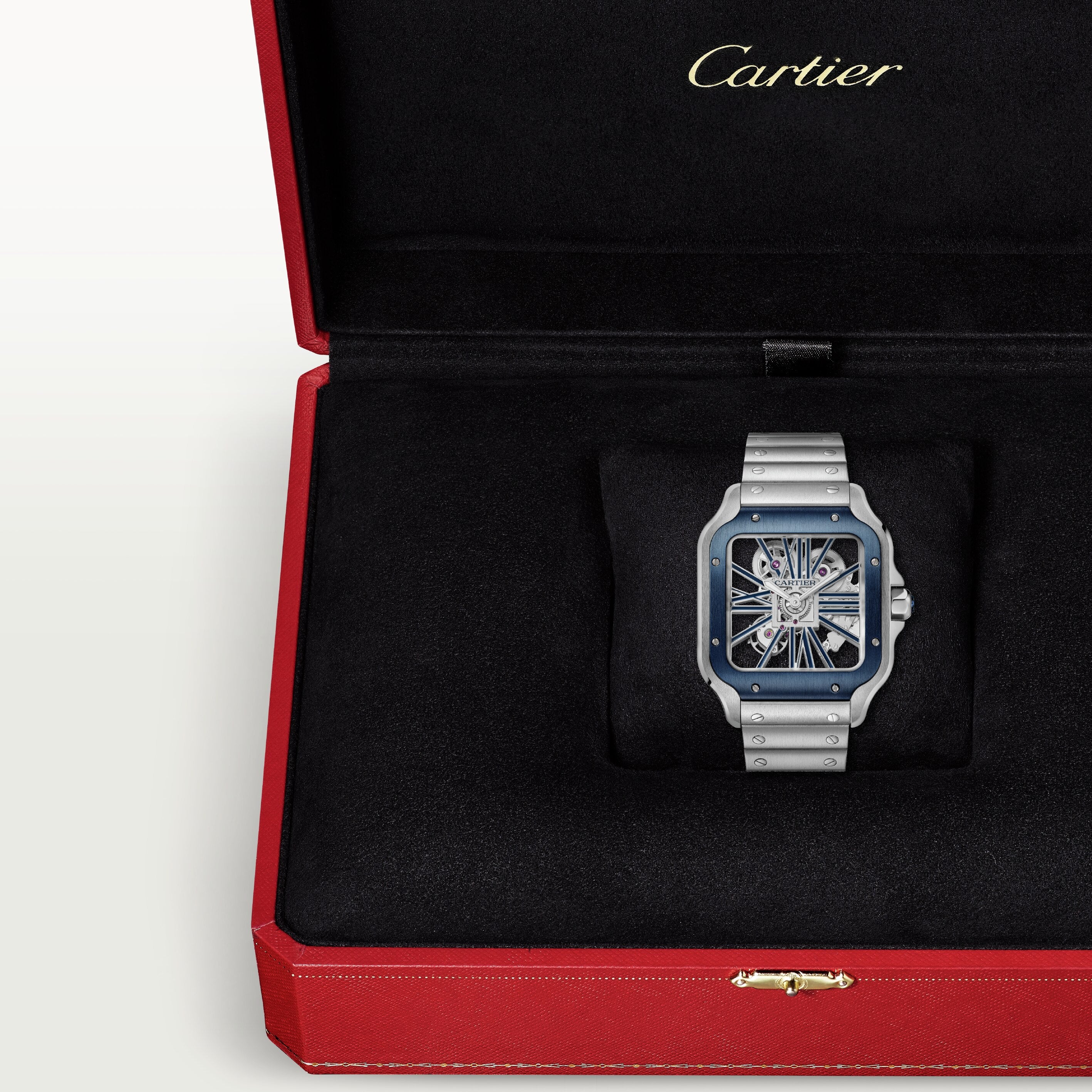 Watch in steel Santos de Cartier Cartier