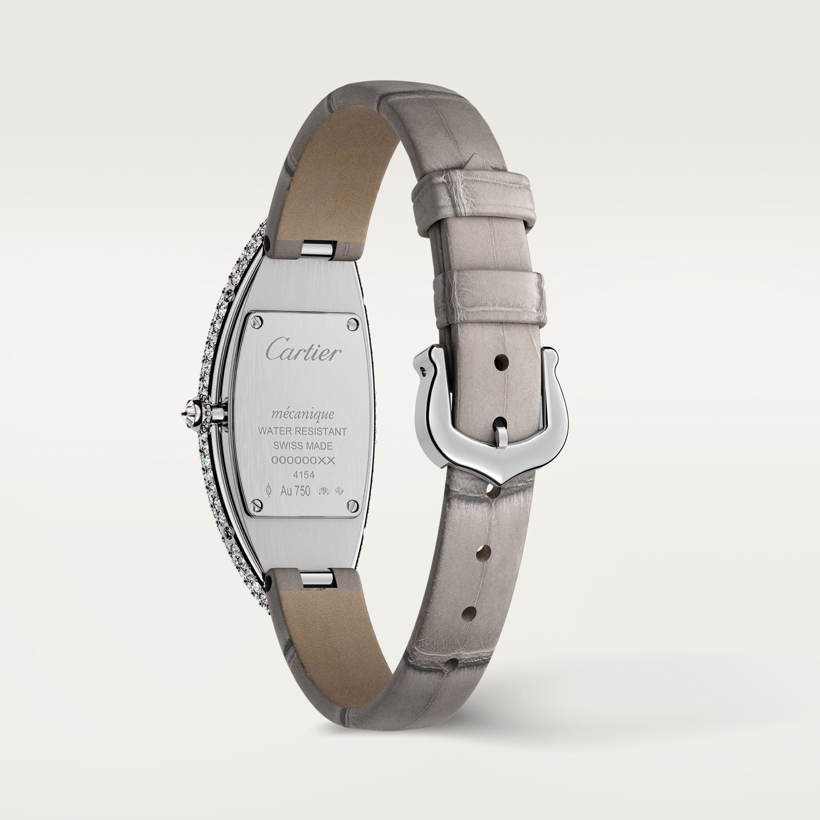 Watch in white gold Baignoire de Cartier Allongée  Cartier