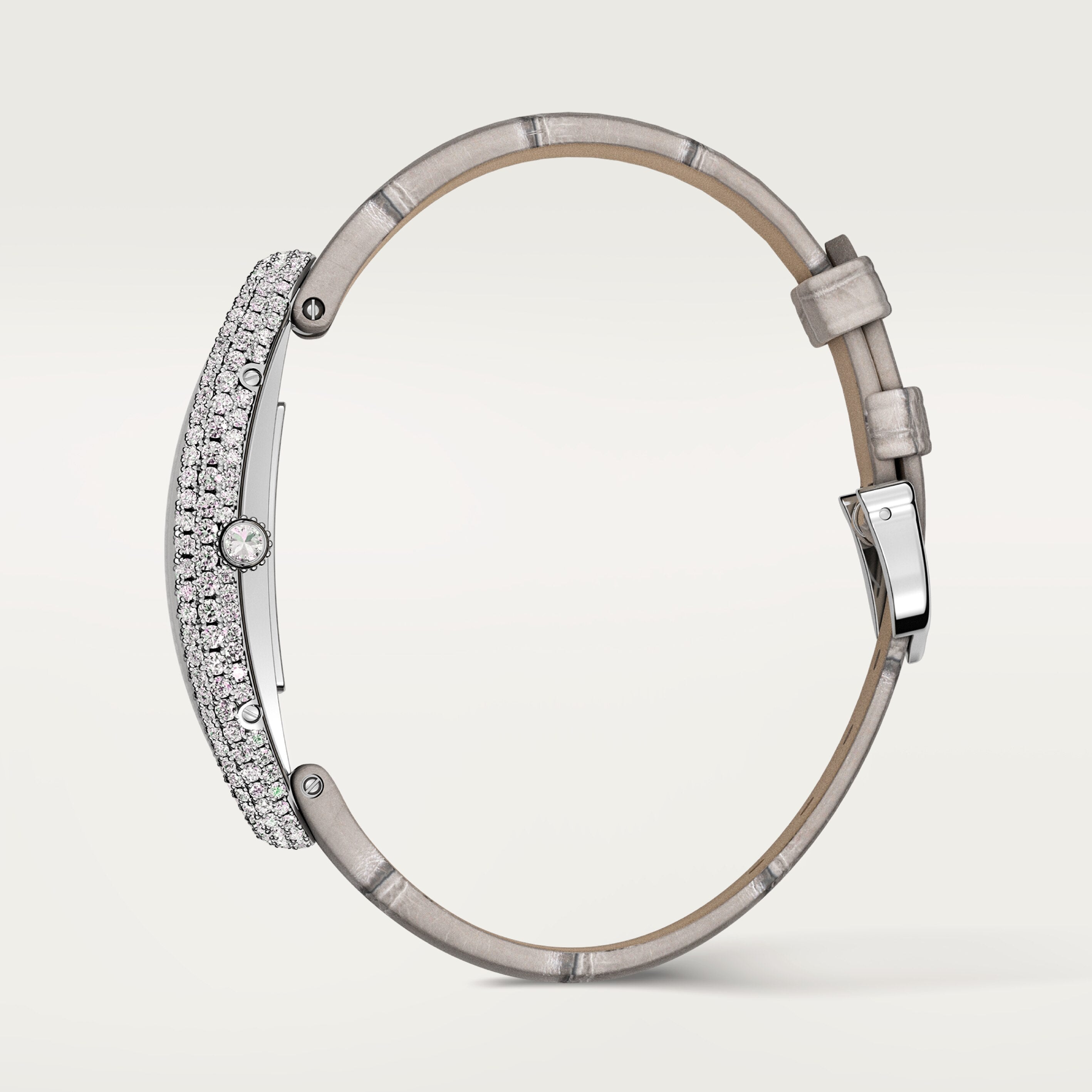 Watch in white gold Baignoire de Cartier Allongée  Cartier