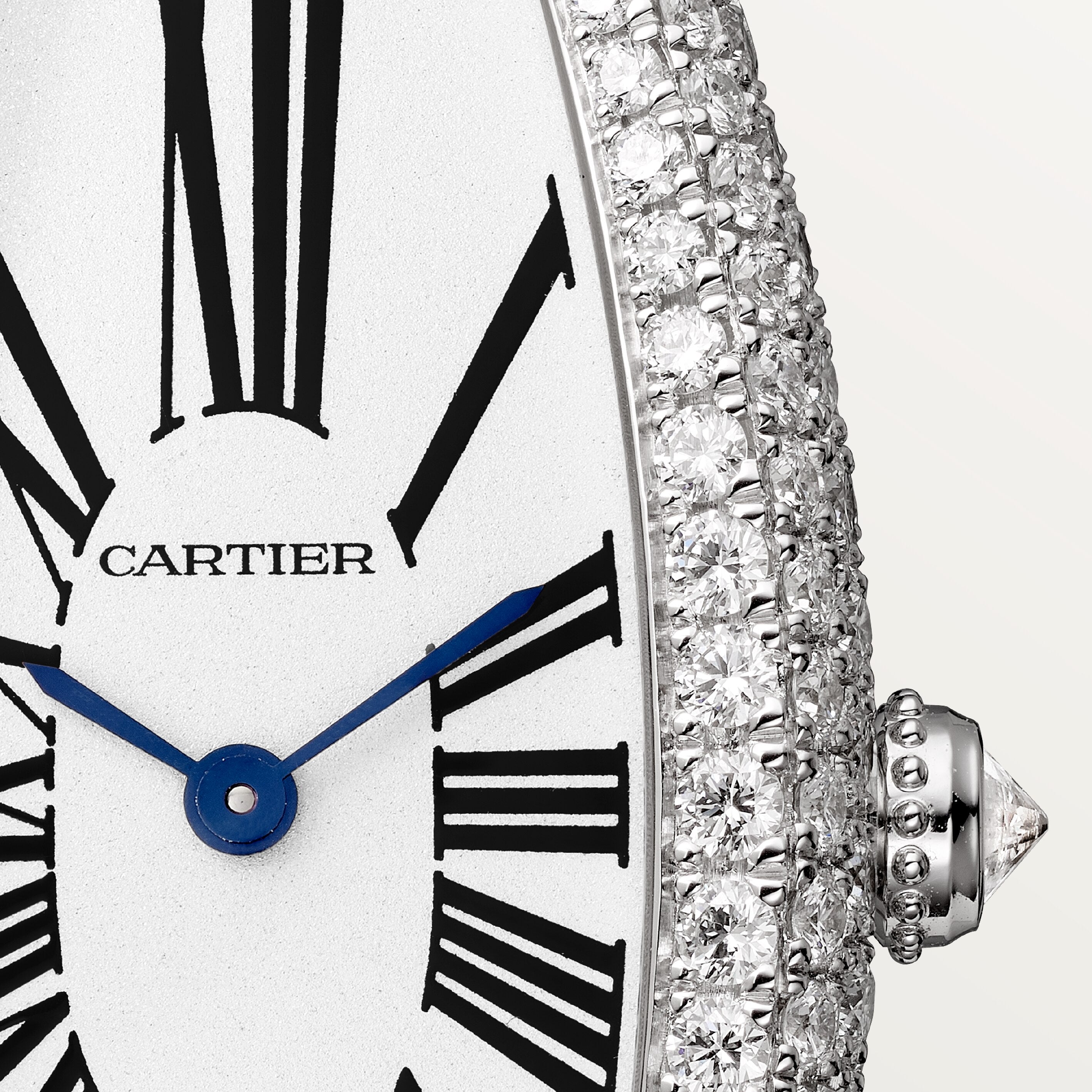 Orologio in oro bianco Baignoire de Cartier Allongée Cartier