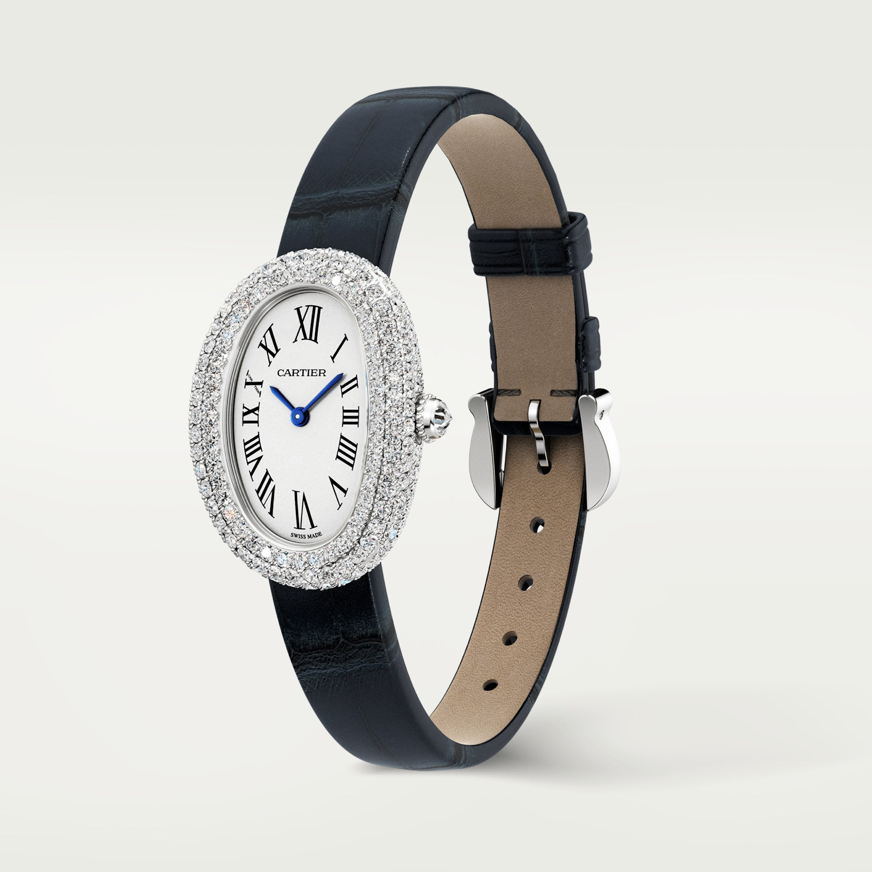 Orologio in oro bianco Baignoire de Cartier Cartier