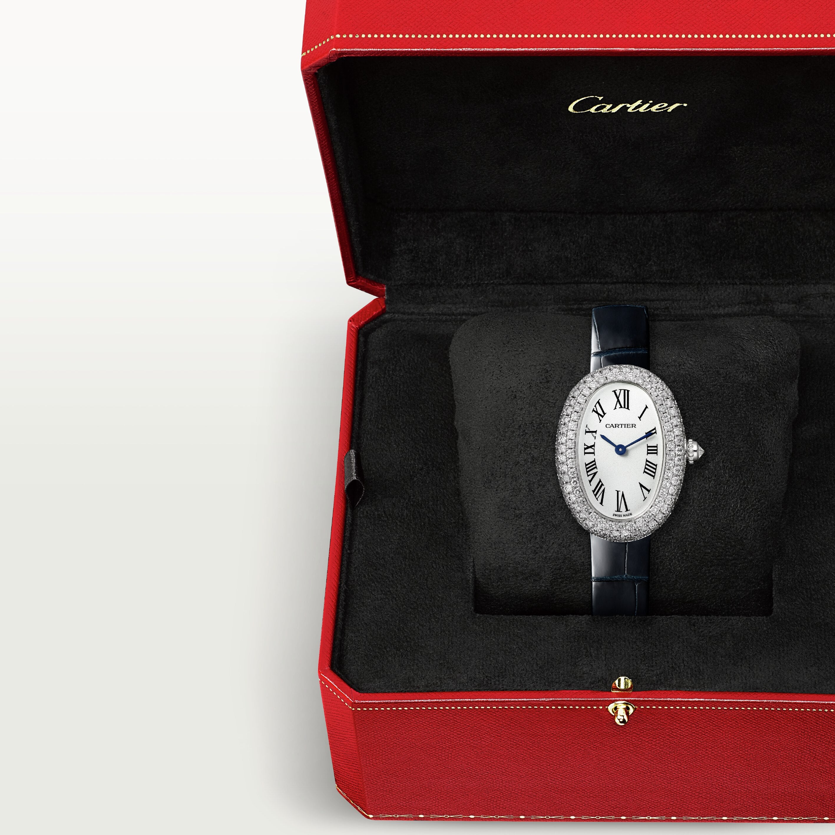 Orologio in oro bianco Baignoire de Cartier Cartier