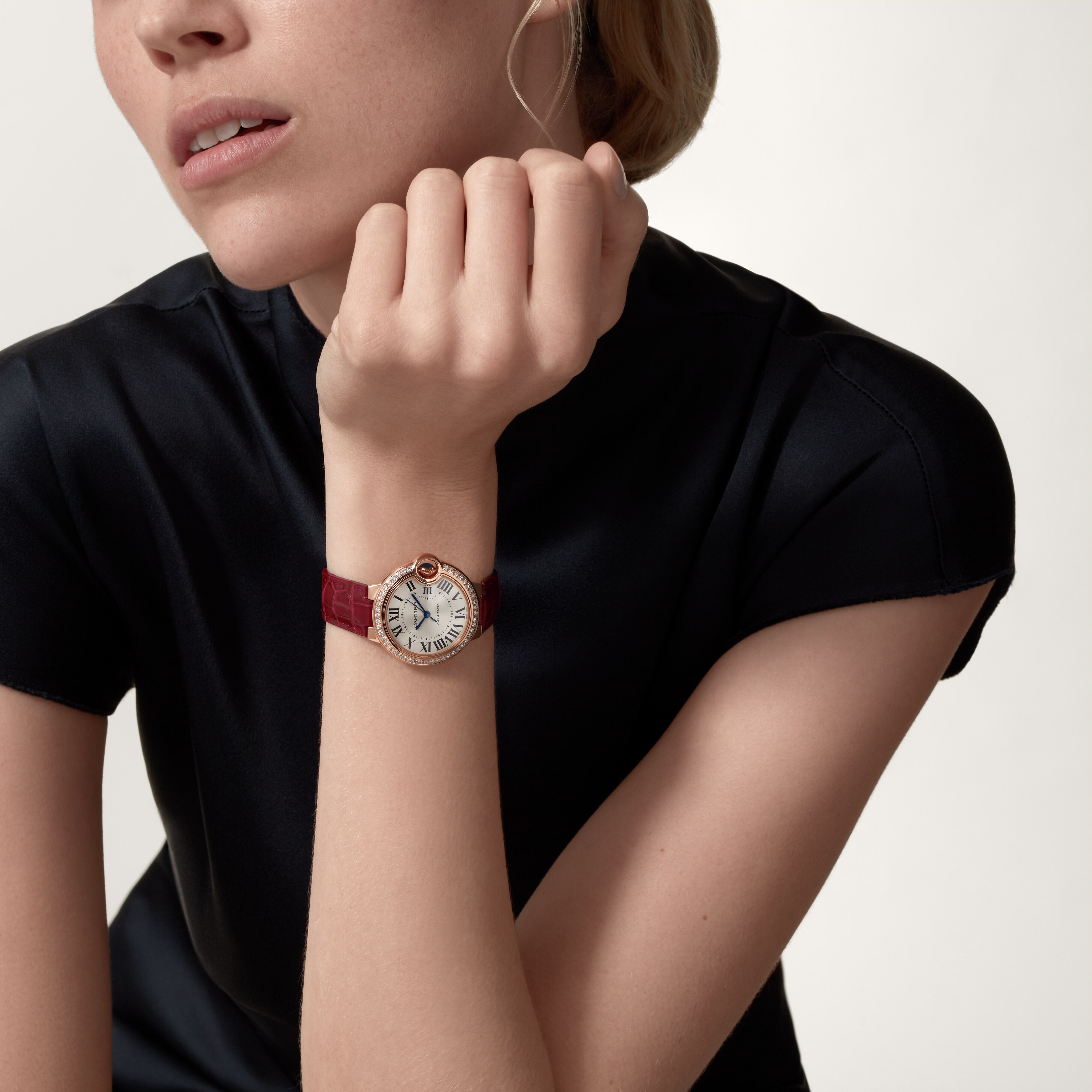 Watch in rose gold Ballon de Cartier Cartier