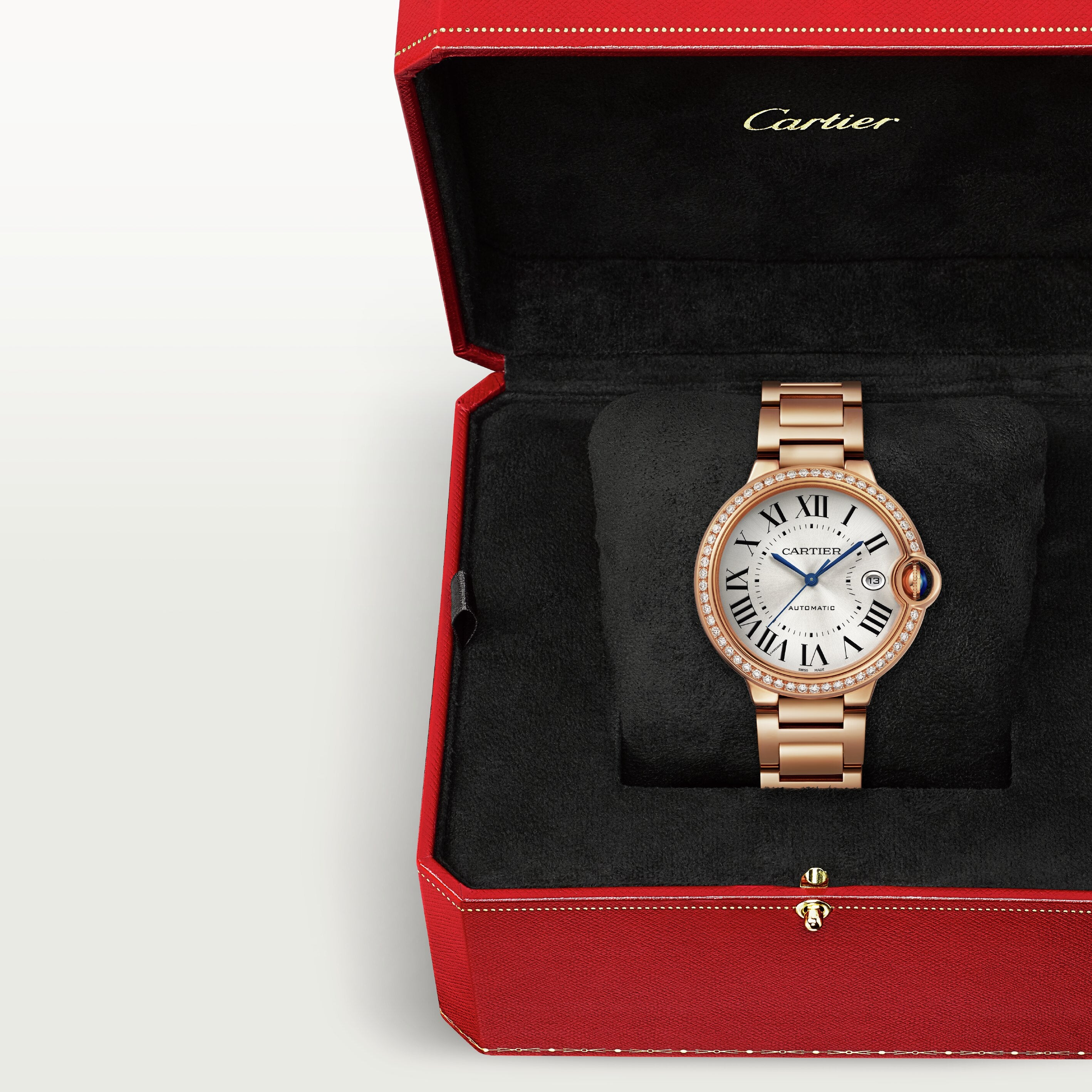 Watch in rose gold Ballon de Cartier Cartier