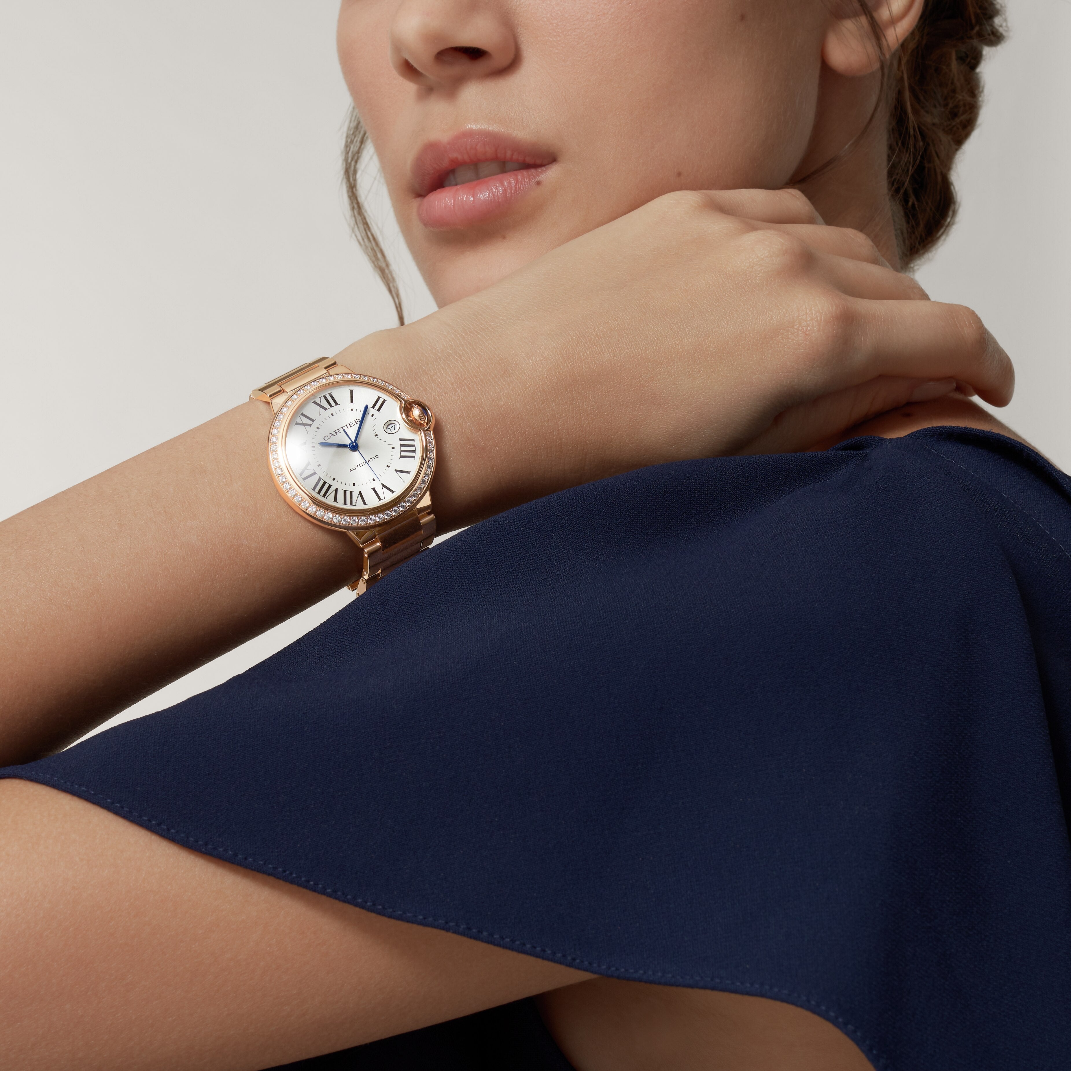 Watch in rose gold Ballon de Cartier Cartier