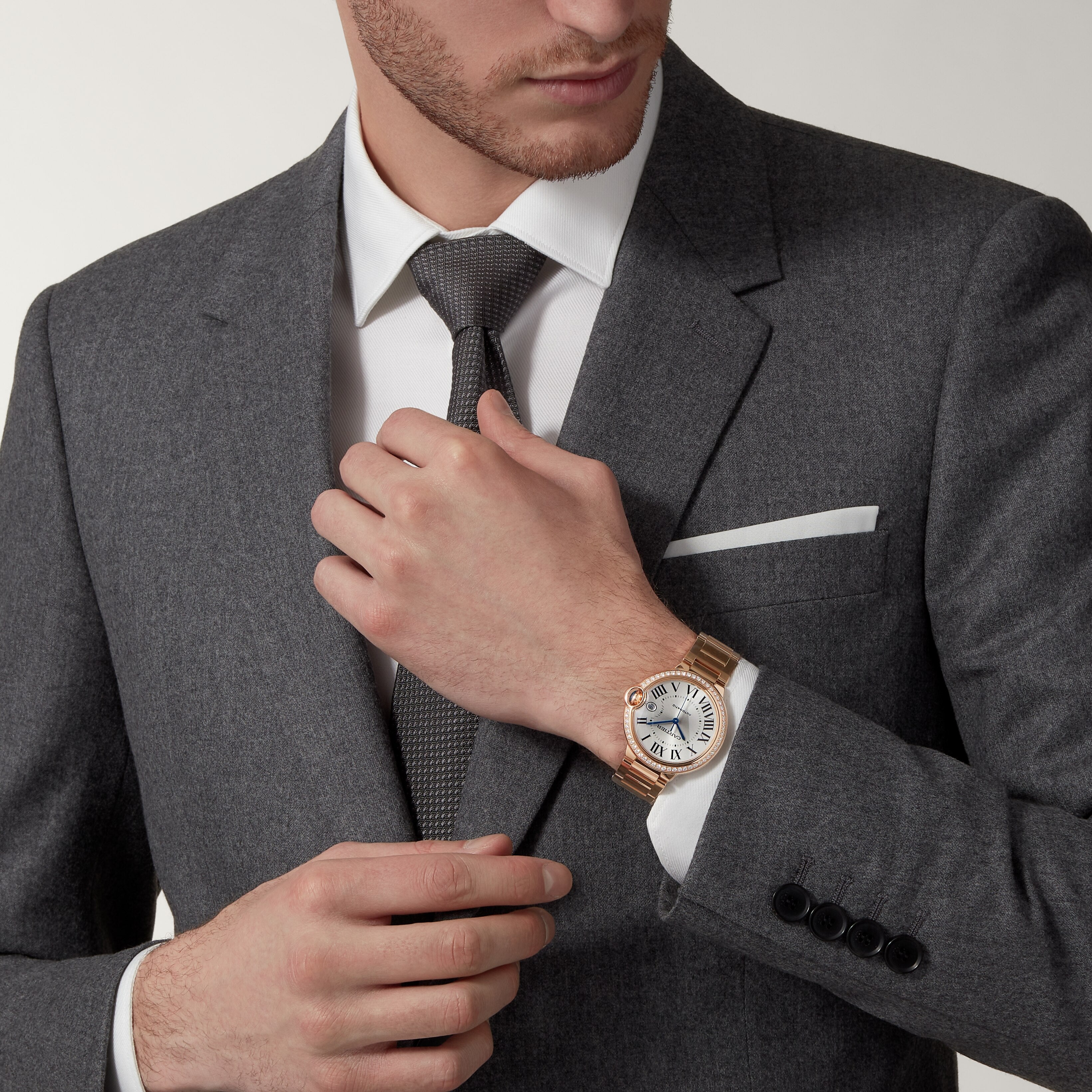 Watch in rose gold Ballon de Cartier Cartier