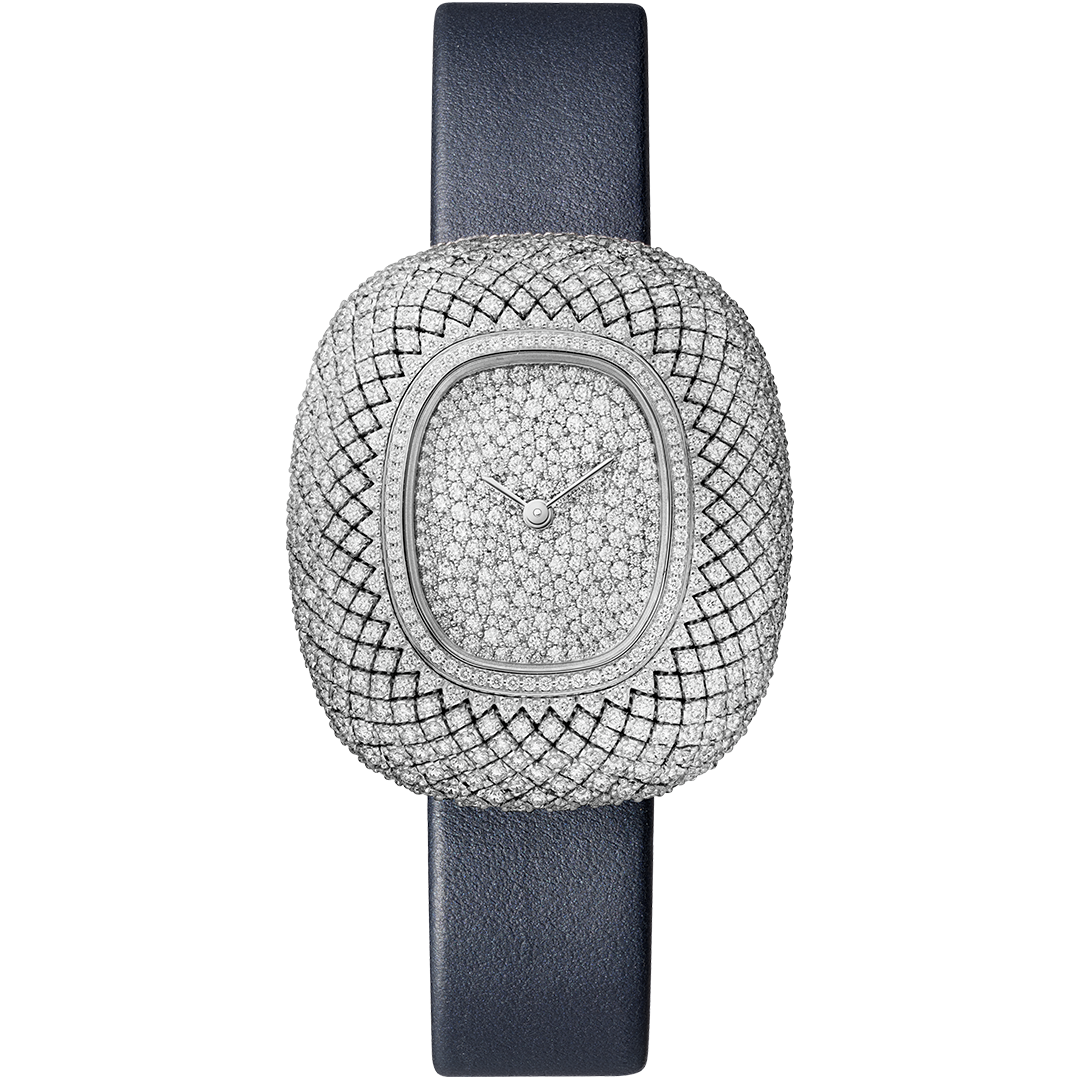 Watch in white gold Coussin de Cartier Cartier