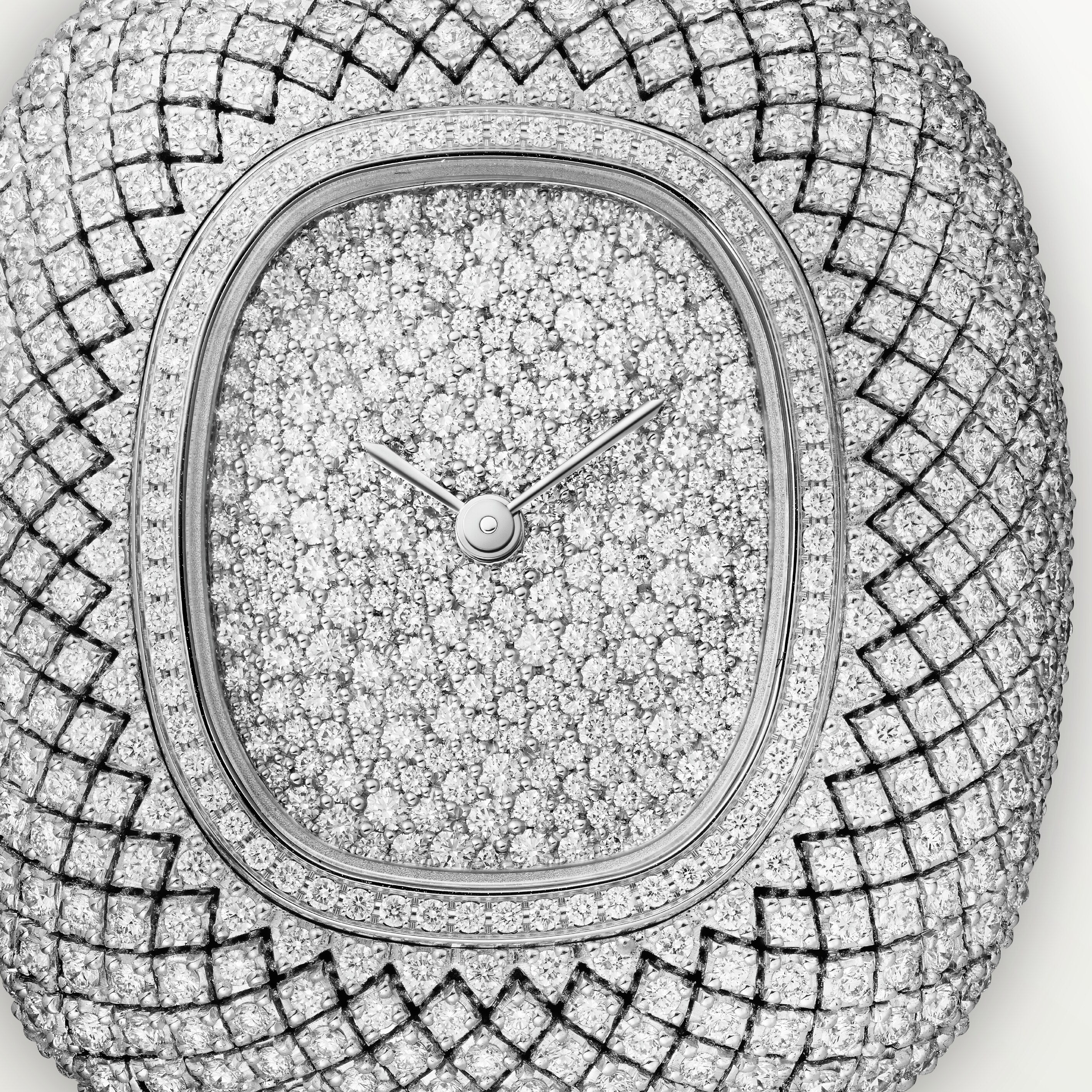 Watch in white gold Coussin de Cartier Cartier