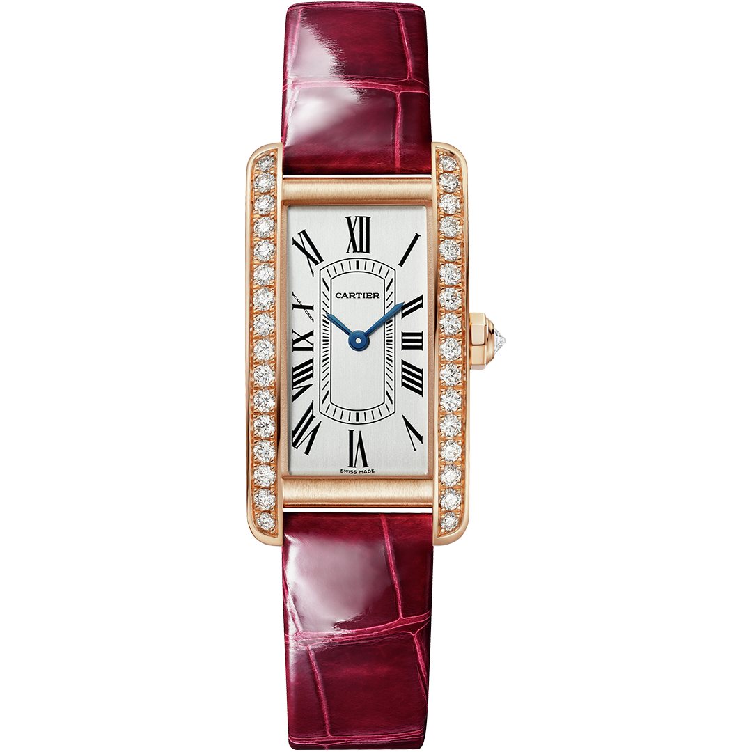 Orologio in oro rosa Tank Américaine Cartier