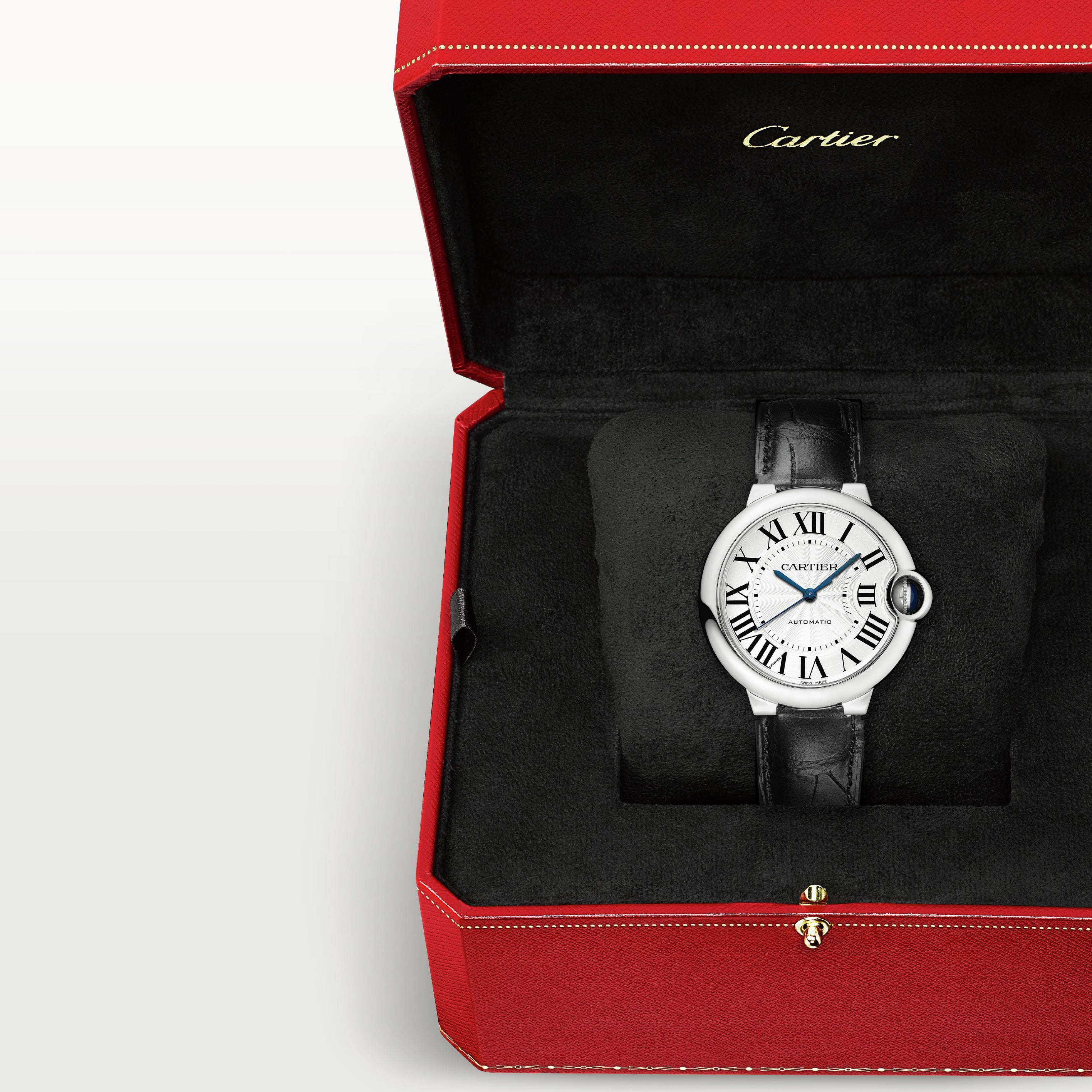 Watch in steel Ballon de Cartier Cartier