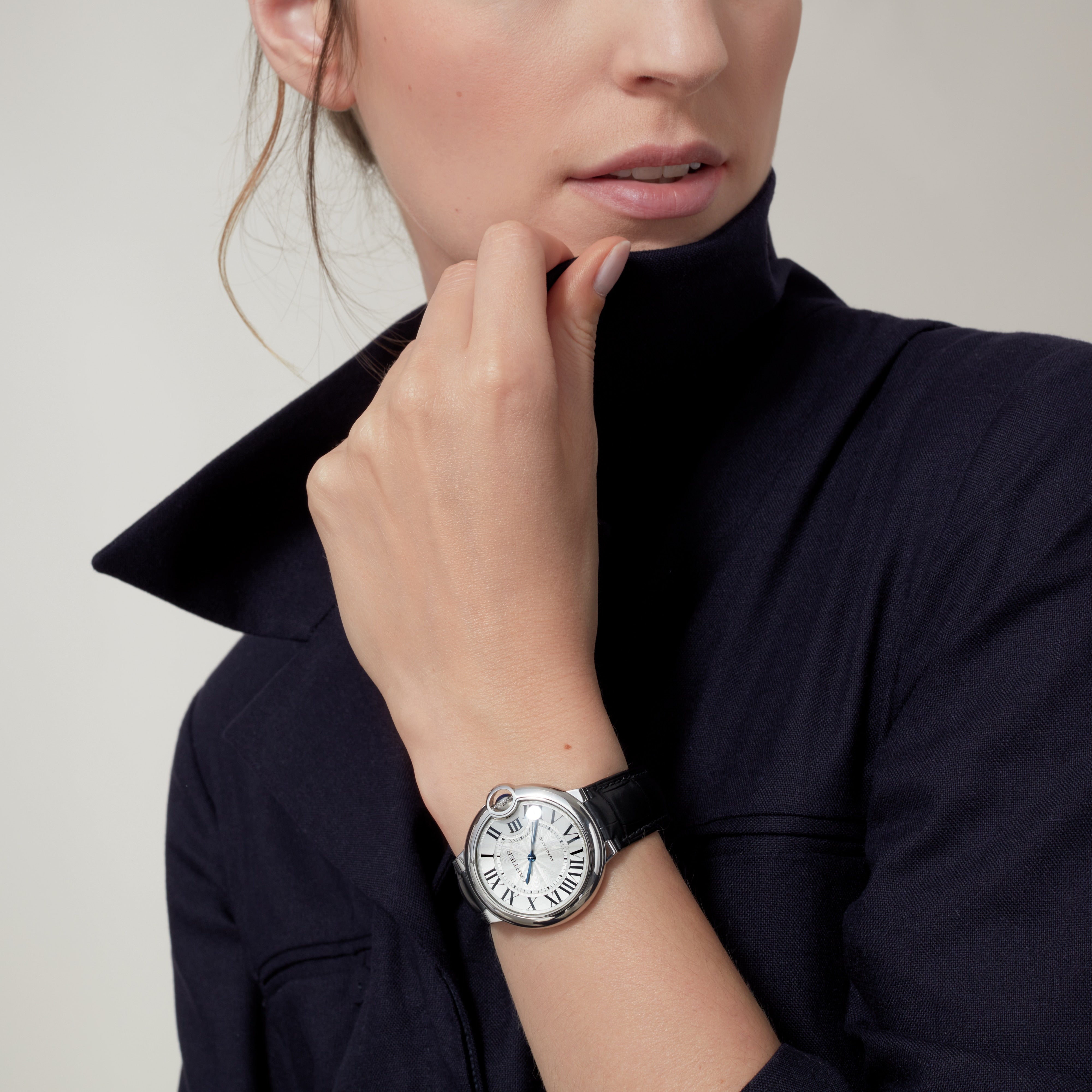 Watch in steel Ballon de Cartier Cartier